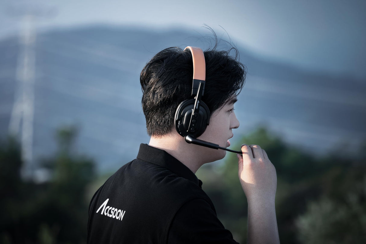 Accsoon - Kit como SE 1H4R (1 H + 4 R) - Incluye un Auricular anfitrión y Cuatro Auriculares remotos - Diseño ergonómico - Alcance de 400 Metros