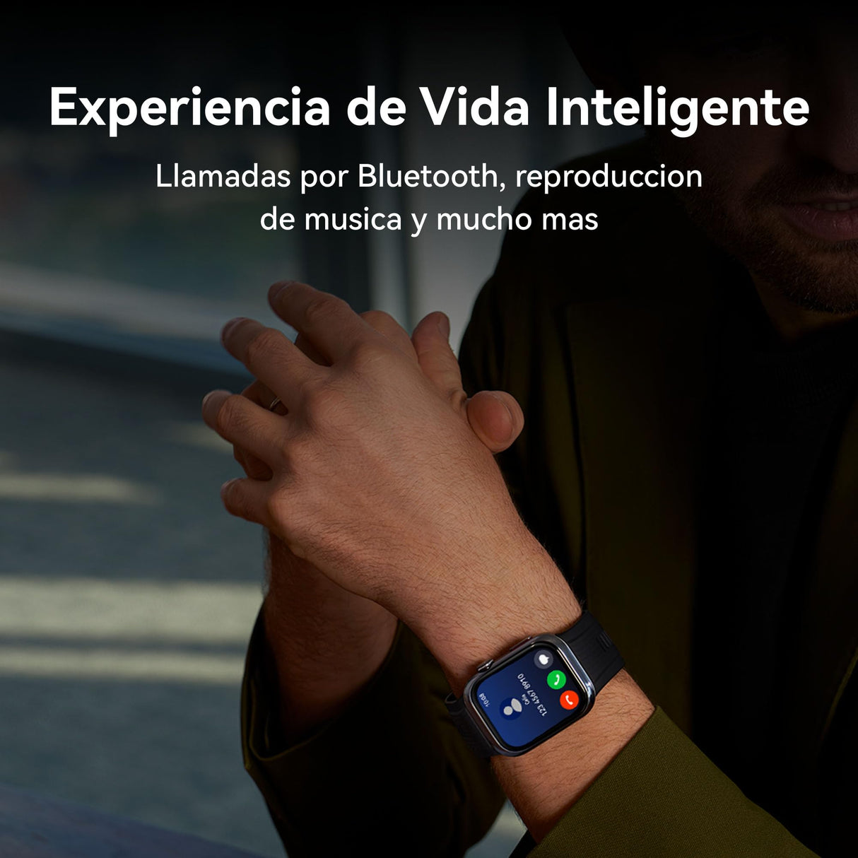 HUAWEI Watch D2, Pantalla AMOLED de 1,82, Monitorización en Tiempo Real de la Presión Arterial, ECG, Monitorización Exhaustiva del Sueño, SpO2, Asistencia Sanitaria Familiar, Llamadas, Blanco