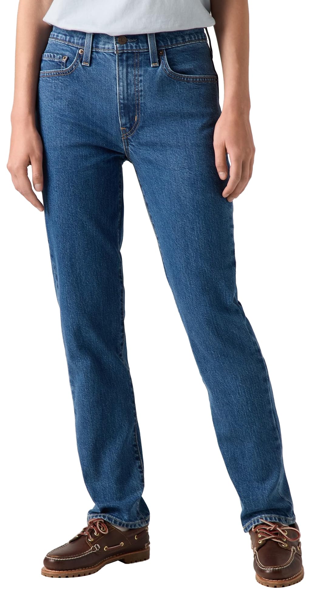 Levi's 724 High Rise Straight, Vaqueros Mujer, Mosey Mid Stone, 30W / 32L
