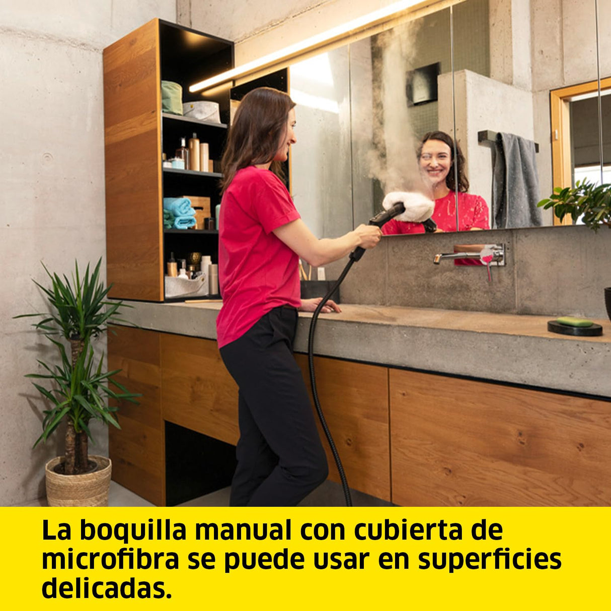 Kärcher Limpiadora de vapor SC 4 Deluxe Iron, presión de vapor: 4 bar, calentamiento: 3 min., superficie: 130 m², depósitos: 0,5 l + 1,3 l, kit suelos EasyFix, boquillas, plancha de vapor