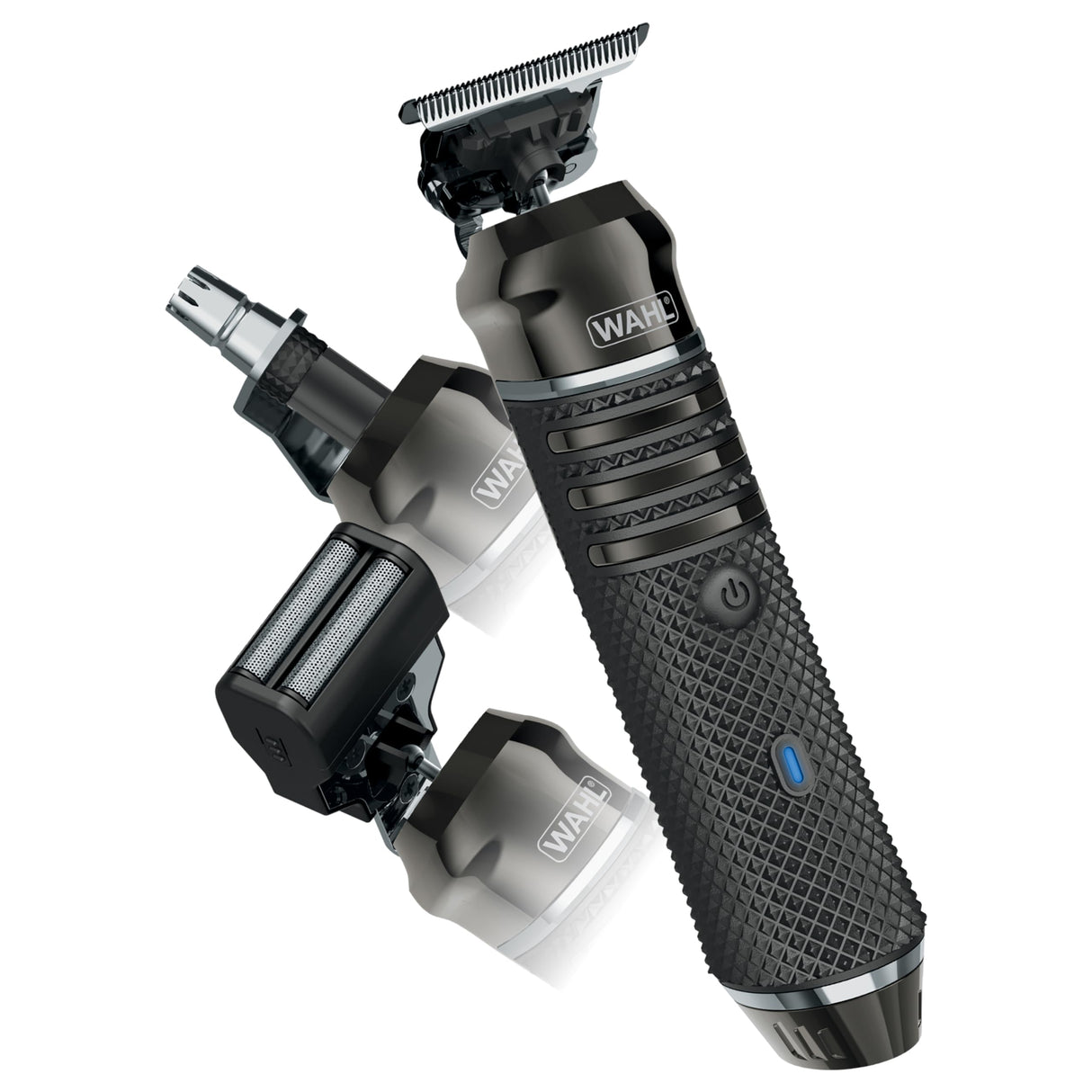 Wahl Pro Series High Visibility Trimmer, Cuchilla de Corte Cercano, Ion-Litio, Cortabarba totalmente lavable, Kit de Aseo, Cabezales Intercambiables, Profesional, Sin Cable, Corte Cercano