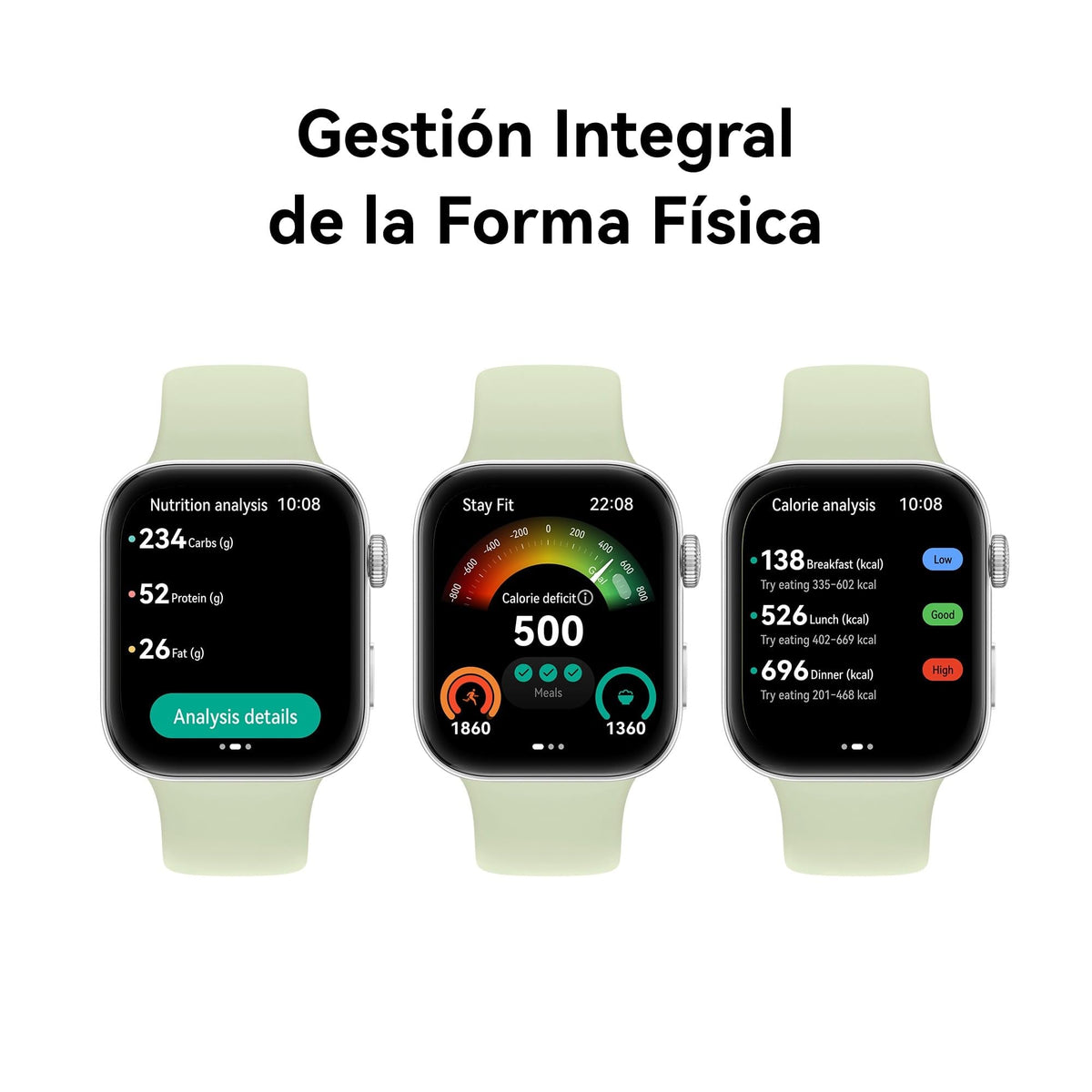 Huawei Watch FIT 3, Pantalla AMOLED de 1.82 Pulgadas, Diseño Ultrafino, Llamadas por Bluetooth, hasta 10 días de batería, Compatible con Android & iOS, Verde