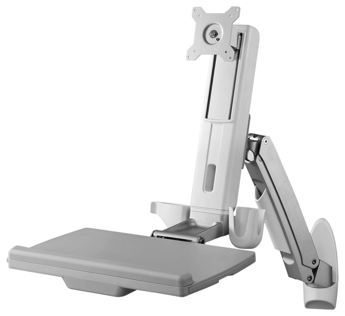 Icy Box ms600 de W – Soporte de Pared para un Monitor hasta 24 Pulgadas (61 cm) Diagonal con Teclado y Soporte de ratón