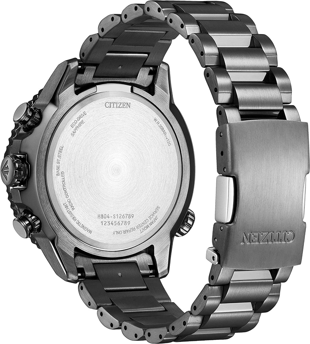 Citizen Reloj Cronógrafo para Hombres de Cuarzo japonés con Correa en Acero Inoxidable AT8227-56X