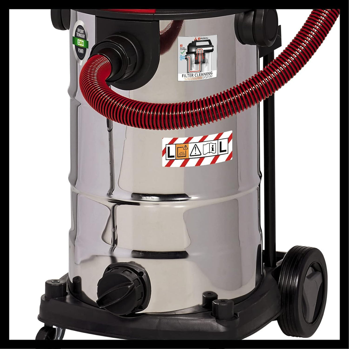 Einhell Aspirador en seco y húmedo TE-VC 2240 SACL (1500 W, 225 mbar, filtro de pliegues HEPA incl. sistema de limpieza de filtro, 40 l, clase de protección frente al polvo L, enchufe automático)