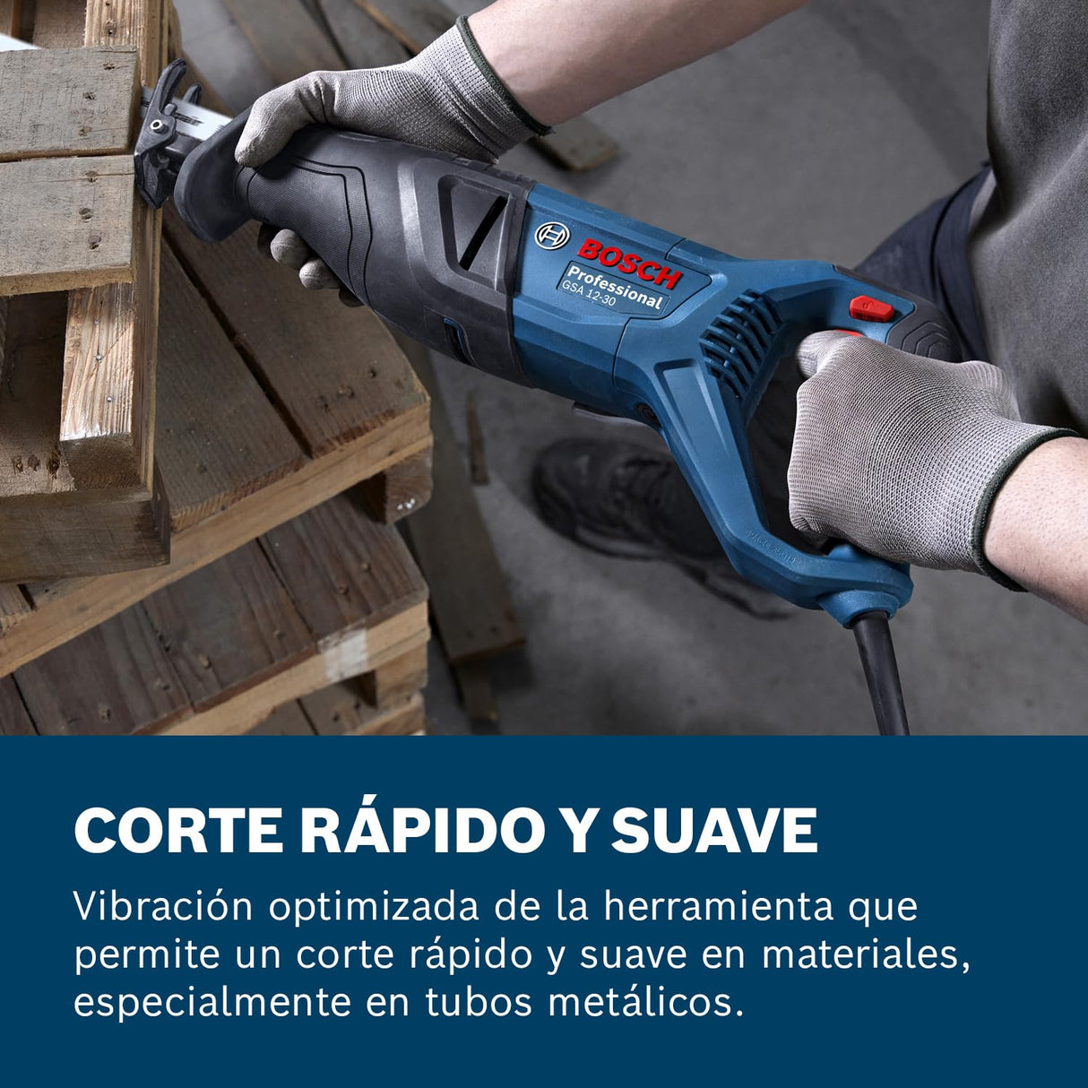 Bosch Professional sierra sable GSA 12-30 (con maletín de transporte)