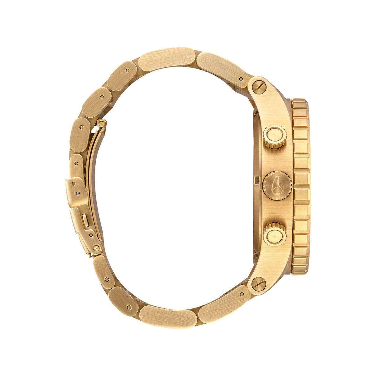 Nixon Reloj Analógico para Hombres de Cuarzo japonés con Correa en Acero Inoxidable A1389-510-00