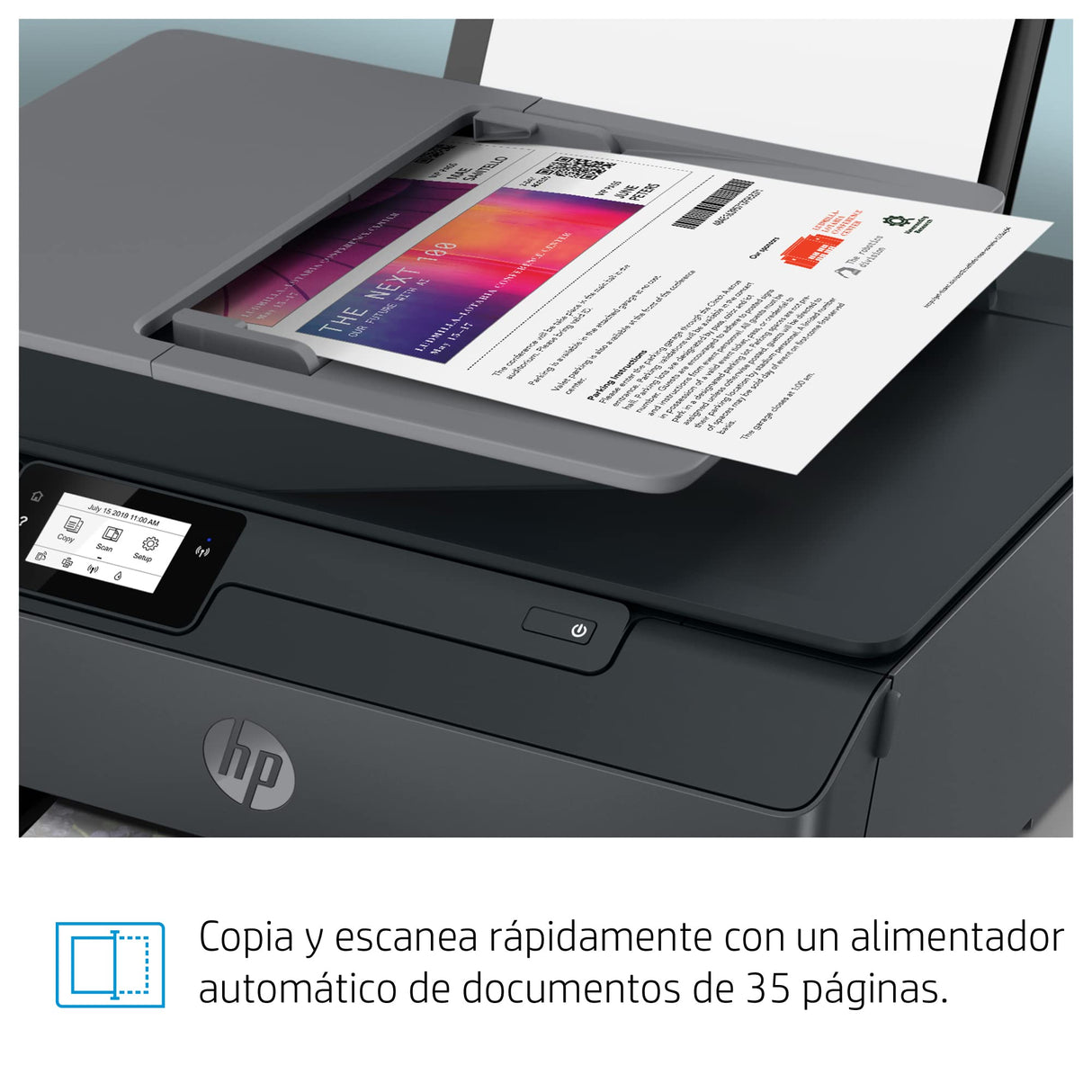 HP Smart Tank Plus 570 5HX14A- Impresora A4 Multifunción con Deposito de Tinta Recargable, Impresión a Color, Escaner, Copiadora, Wi-Fi, HP Smart App, Negro