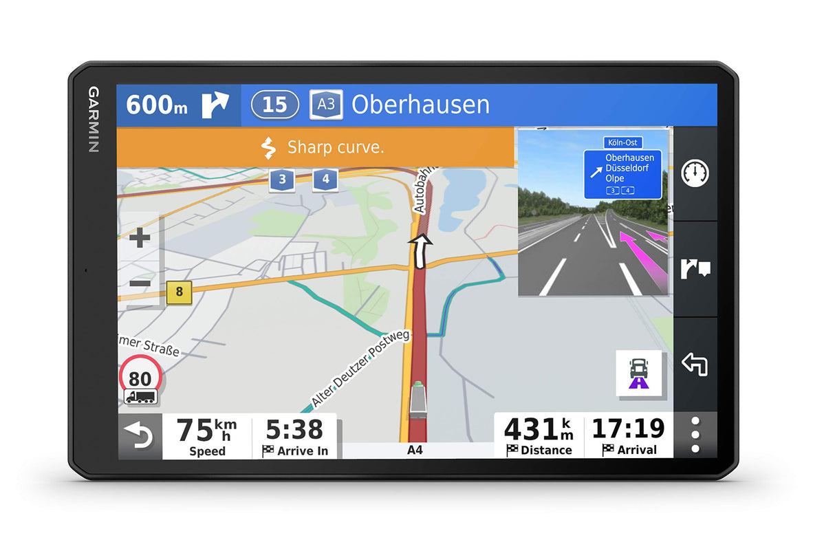 Garmin GPS para camión, Negro, 10" (25,7 cm)
