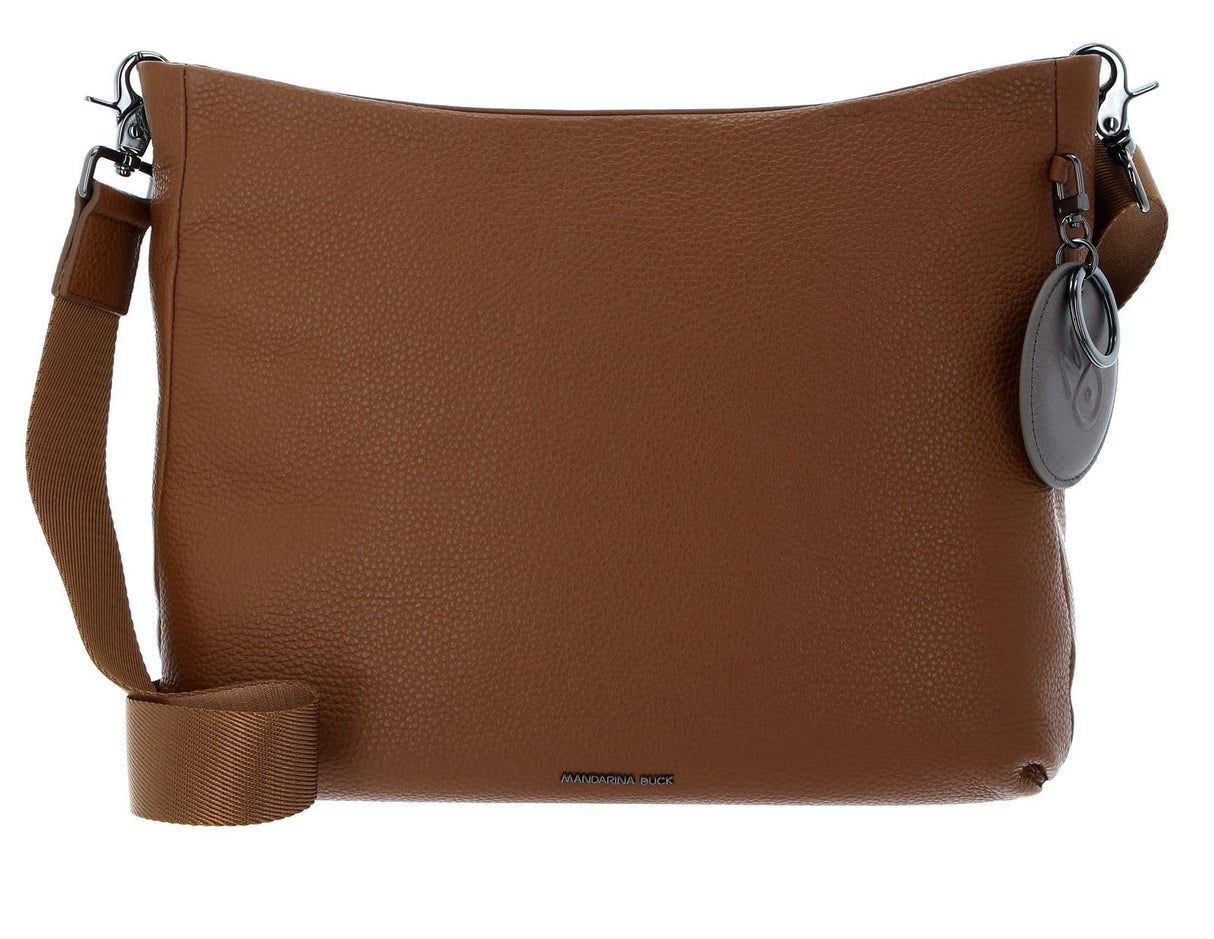 Mandarina Duck Mellow Leather P10FZT34, Bolsa de hombro, Mujer, Marrón (Indian Tan), 34x31x8 (L x H x W)
