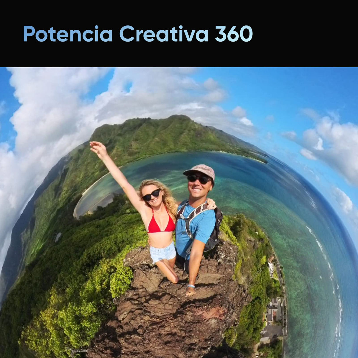 Insta360 X3 - Paquete de cámara de acción Impermeable de 360° con Sensor de 1/2", 5,7 K 360°, Fotos de 72 MP a 360°, estabilización, Pantalla táctil de 2,29", retroalimentación de vibración, edición