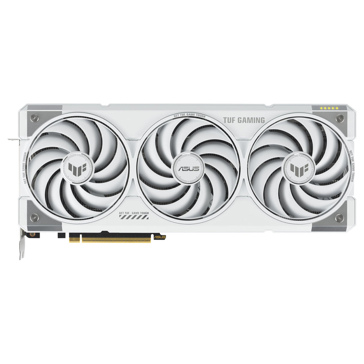 ASUS TUF Gaming GeForce RTX 5070 Ti 16 GB GDDR7 White OC Edition Tarjeta gráfica Gaming (PCIe 5.0, HDMI/DP 2.1, 3,125 Ranuras, Grado Militar, Revestimiento Protector, Ventiladores Axial-Tech)