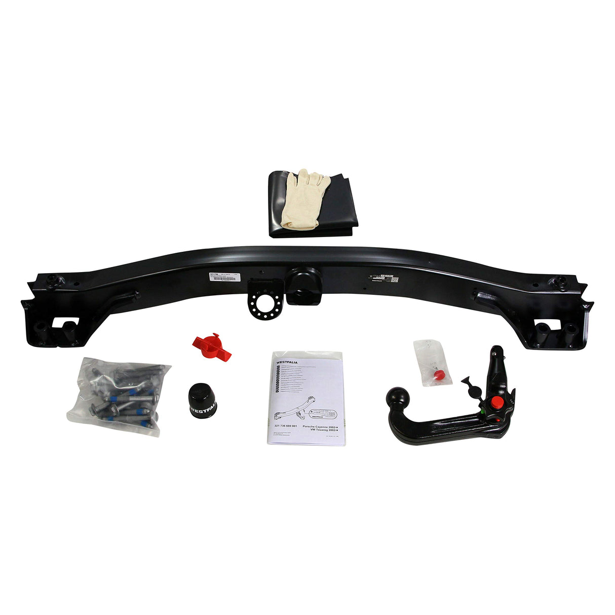 Westfalia Enganche Desmontable para VW Touareg, Porsche Cayenne (11/2002-10/2017)