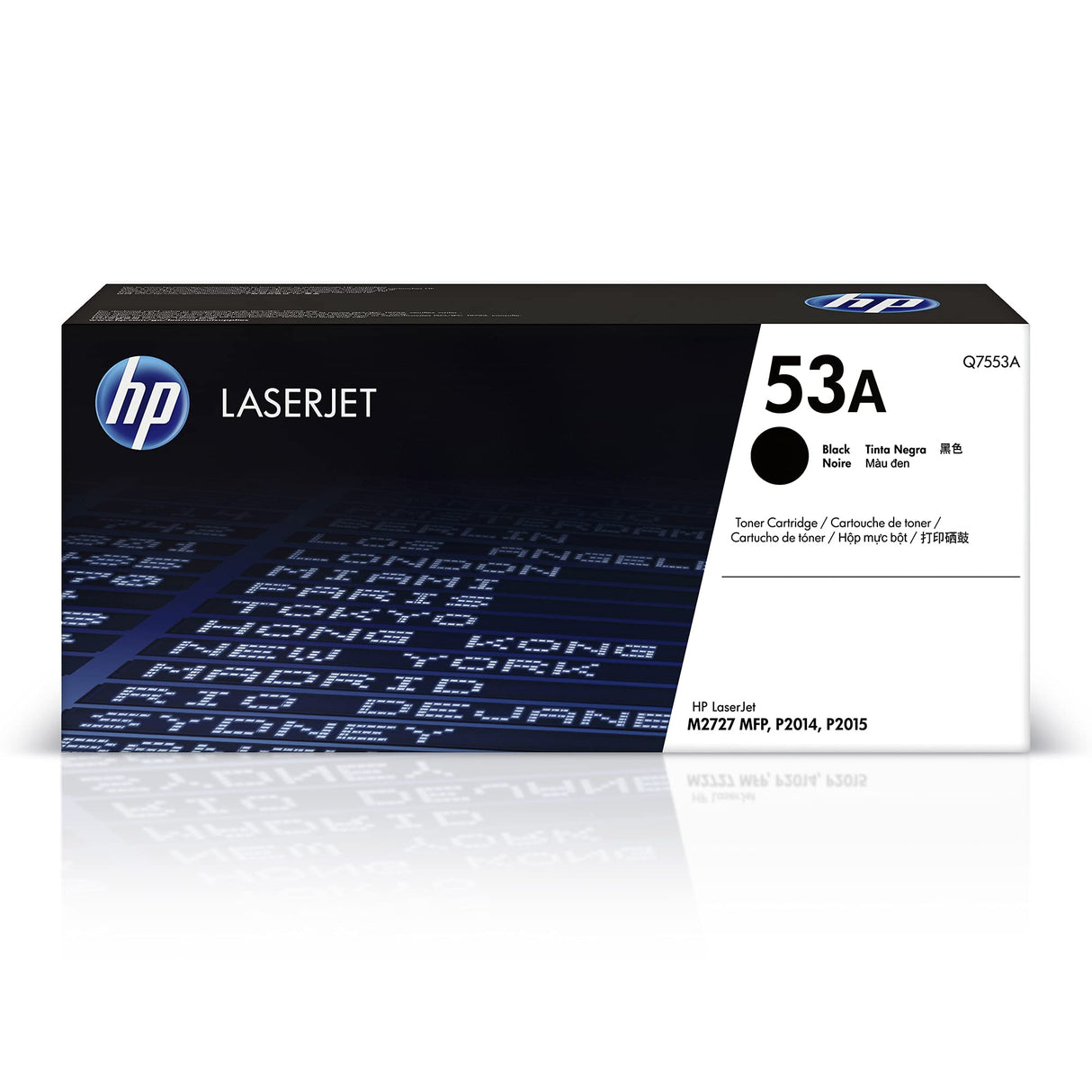 HP 53A Q7553A, Negro, Cartucho Tóner Original, de 3.000 páginas, para impresoras HP LaserJet P2015, P2014, P2015n, M2727 NF y P2015dn