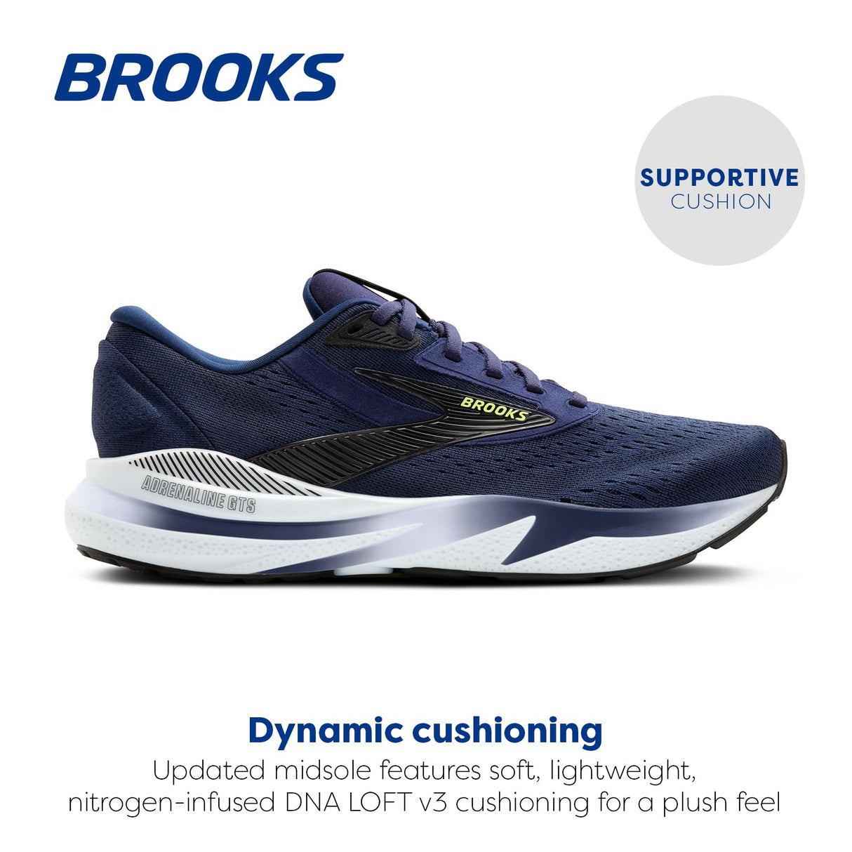 Brooks Adrenaline GTS 24 - Zapatillas de Correr para Hombre con Soporte, 44 EU