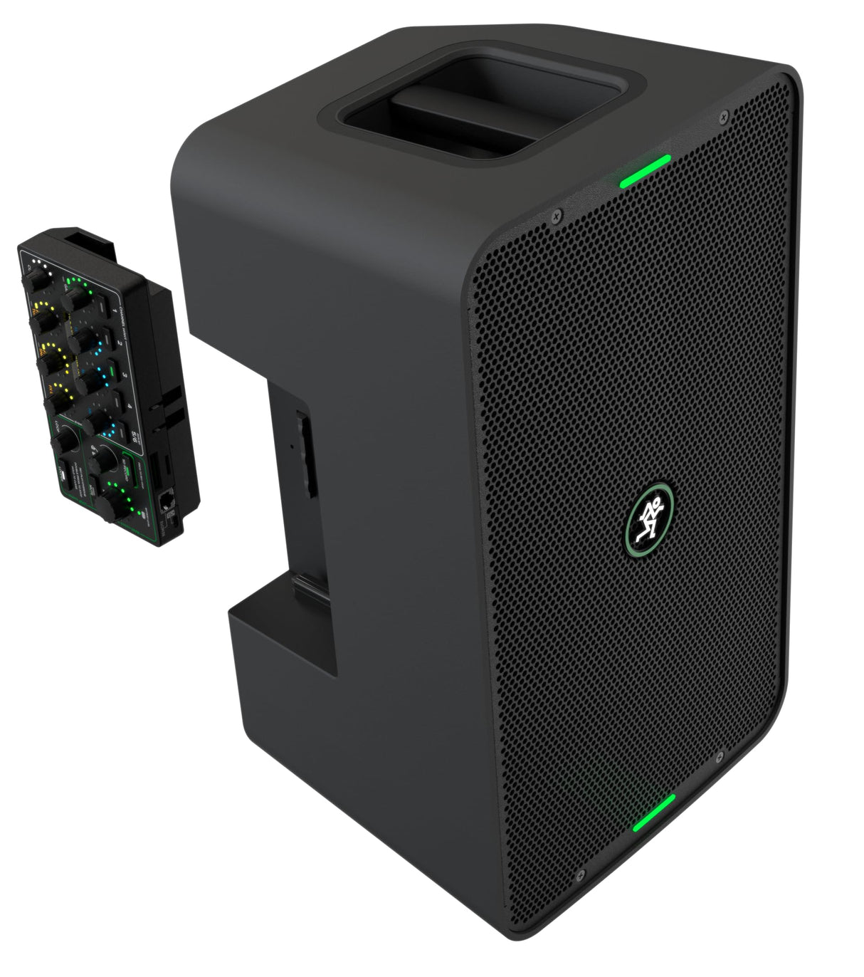 MACKIE ShowBox Equipo para actuaciones todo en uno alimentado por batería con control de mezcla Breakaway