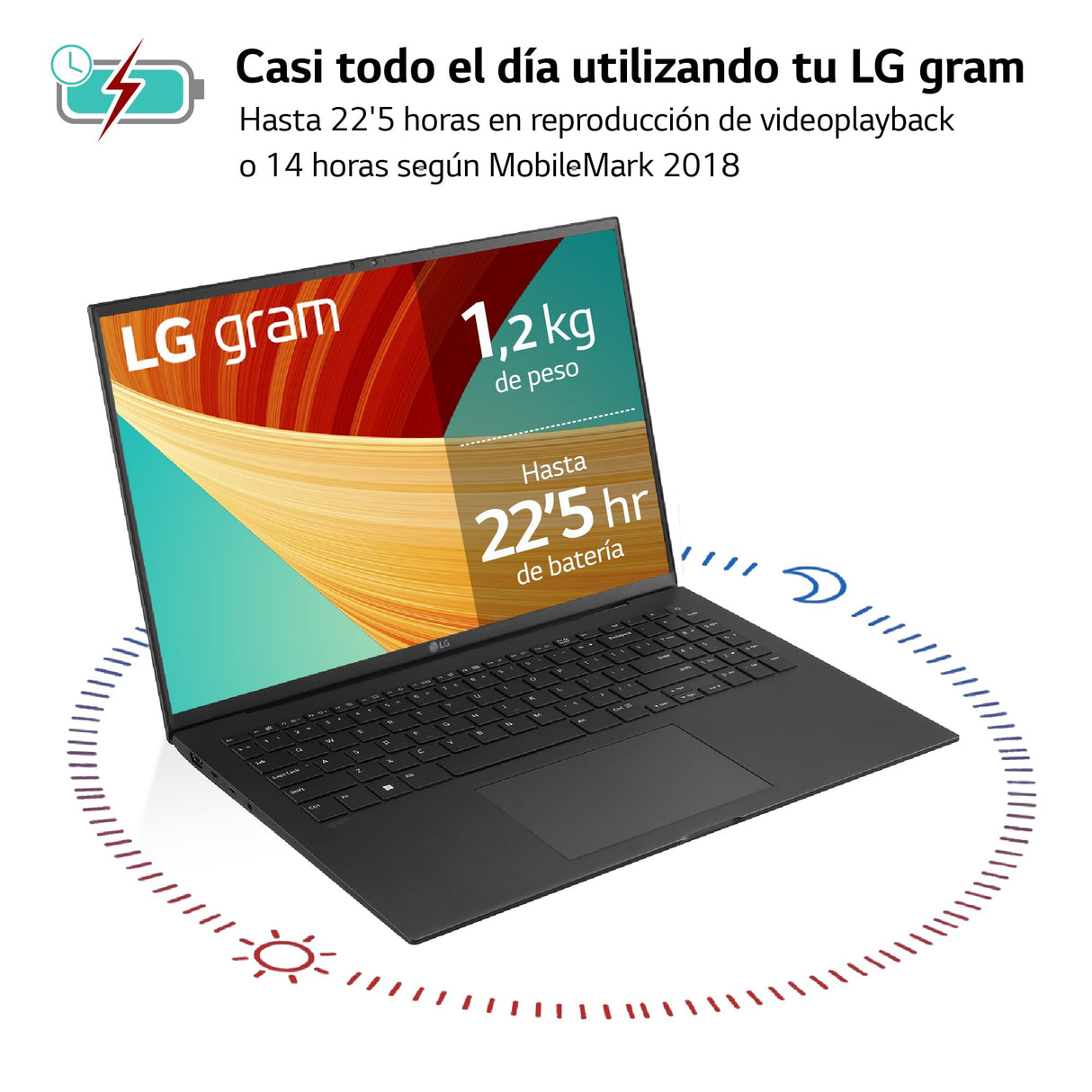 LG gram 16Z90R-E.AD78B Ordenador Portátil 16 Pulgadas, Intel Core i7, 32GB RAM, 1TB SSD, NVIDIA RTX3050 4GB, Panel IPS antirreflejo, WQXGA, 1.29 kg, 22.5 Horas, Windows 11 Home, Negro, Teclado QWERTY