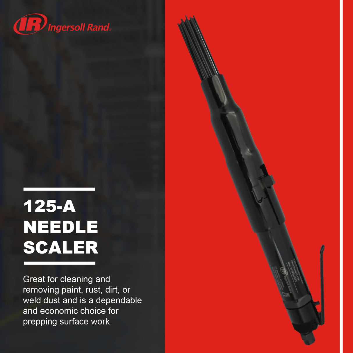 Desincrustador de agujas 125-A de Ingersoll Rand