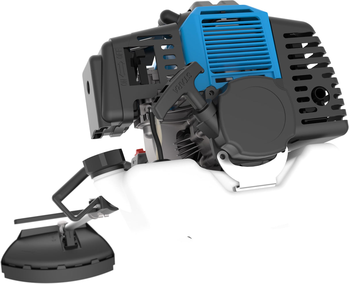 Güde Kit de Cuidado de jardín GPS 1001 4 en 1 (Motor de 2 Tiempos 1,2/1,6 kW/PS), Sierra de Cadena con Espada y Cadena Oregon, desbrozadora, Recortadora, Cortasetos en uno, Incluye extensión,