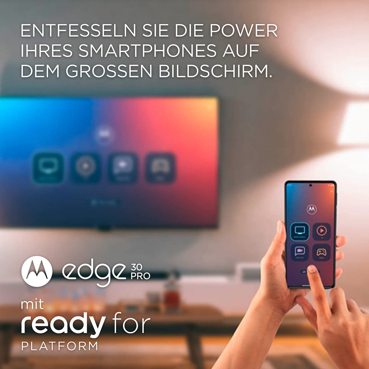 Motorola Moto Edge30 Pro - Smartphone (Pantalla 6,7 FHD+, cámara de 50 MP, 12/256 GB, 4800 mAh, Android 12), Cosmos Blue (Incluye Funda Protectora + Adaptador para Coche)
