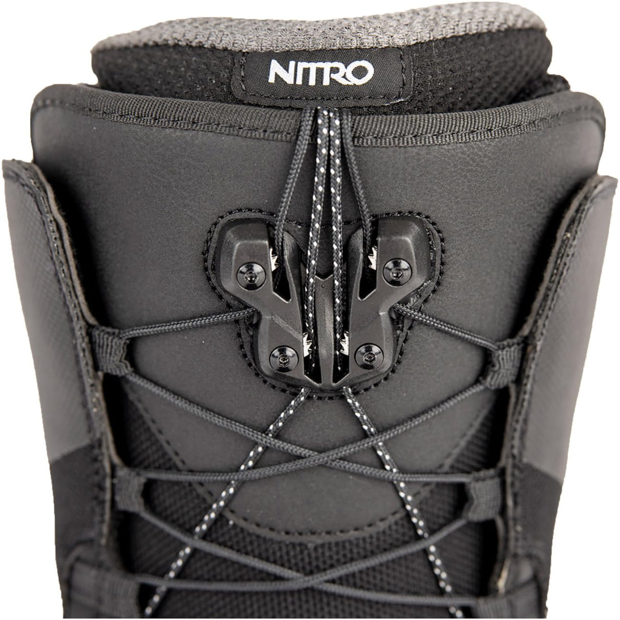 Nitro Skylab TLS '23 Splitboardboot All Mountain Freeride Premium Sistema de Cordones rápidos para Barcos Snowboard, Hombres, Negro auténtico, MP 28.5 // EU 43 1/3 // US 10,5