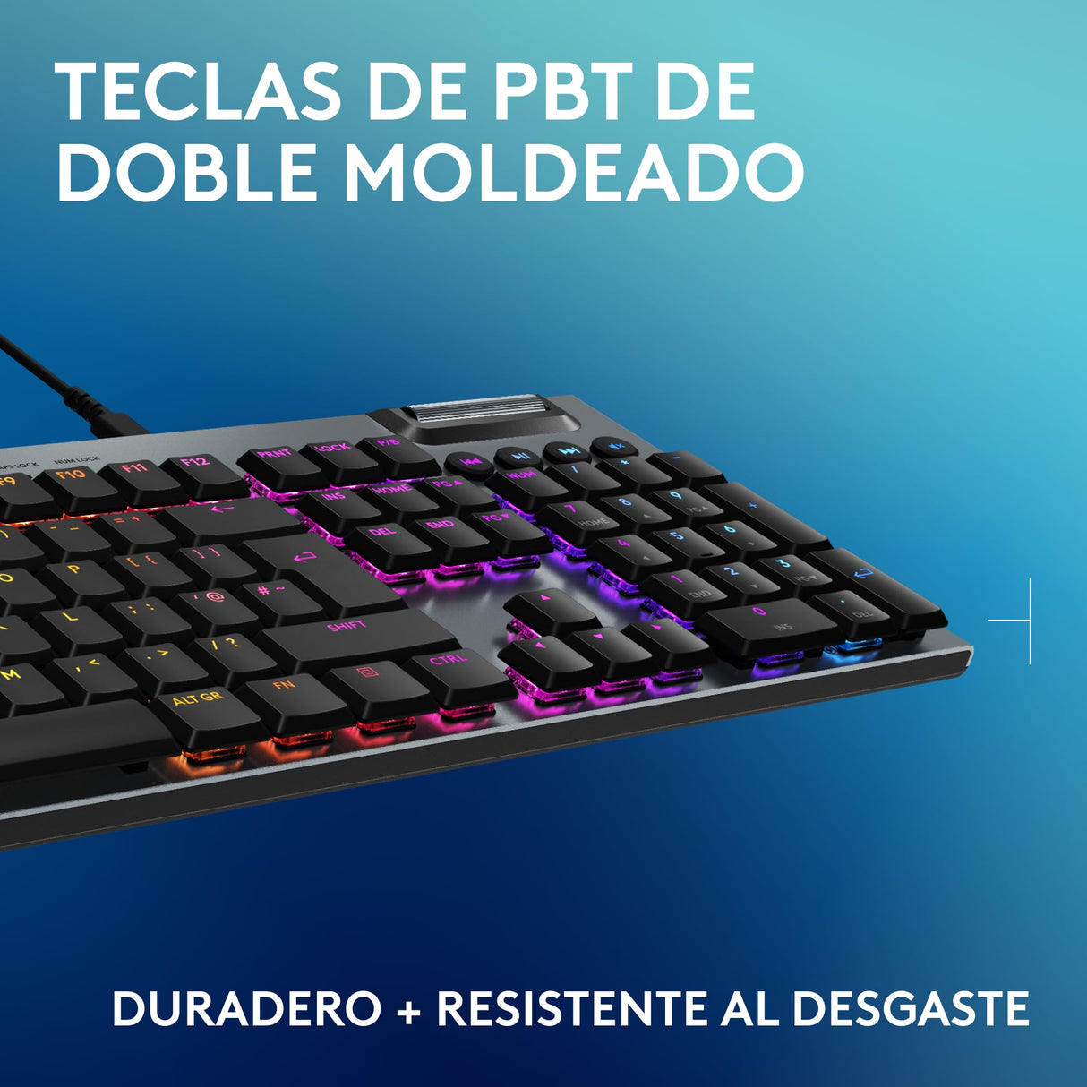 Logitech G G915 X Low Profile Wired Gaming Keyboard - US QWERTY-Layout