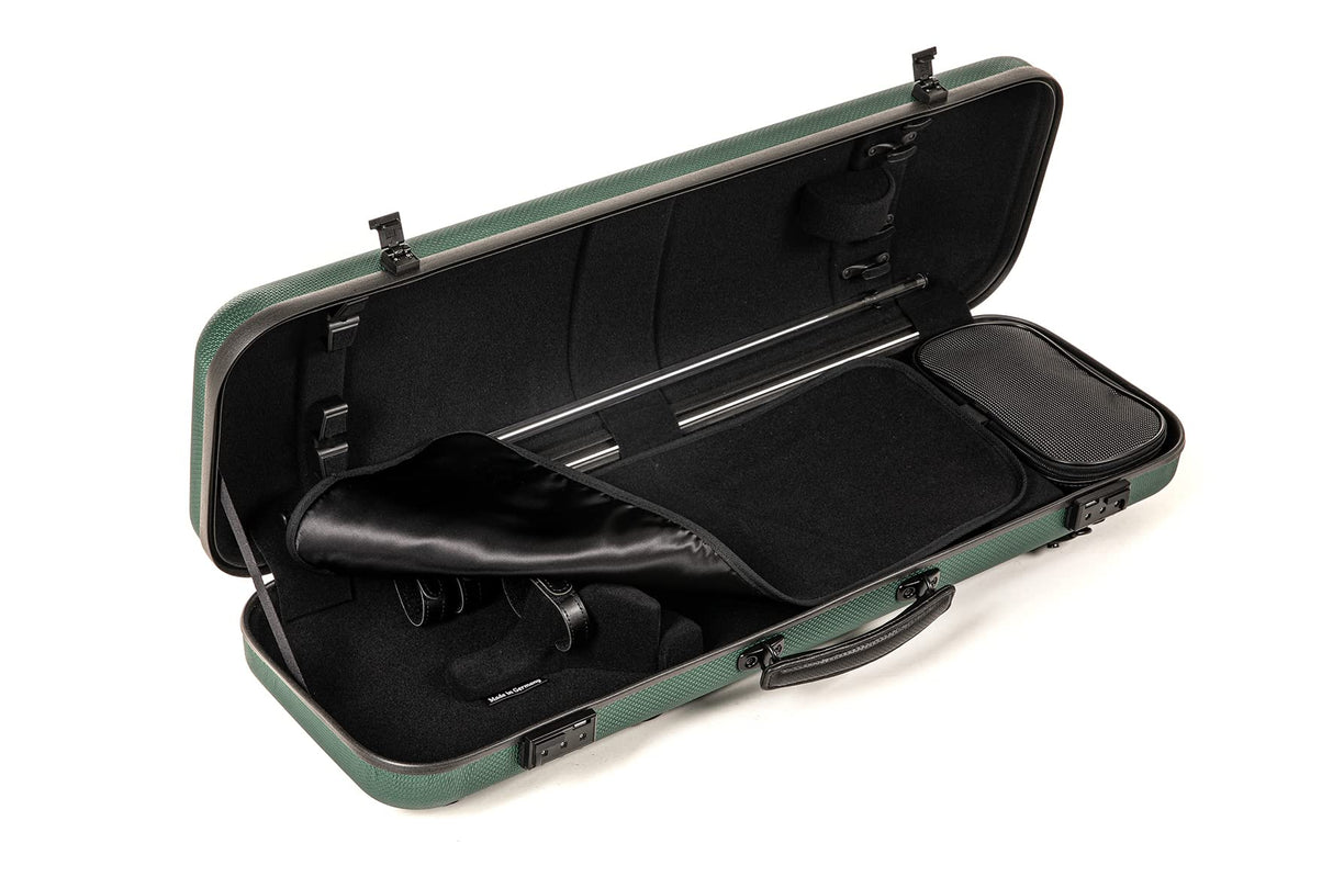 GEWA AIR AVANTGARDE - Funda para violín (mango lateral adicional), color verde