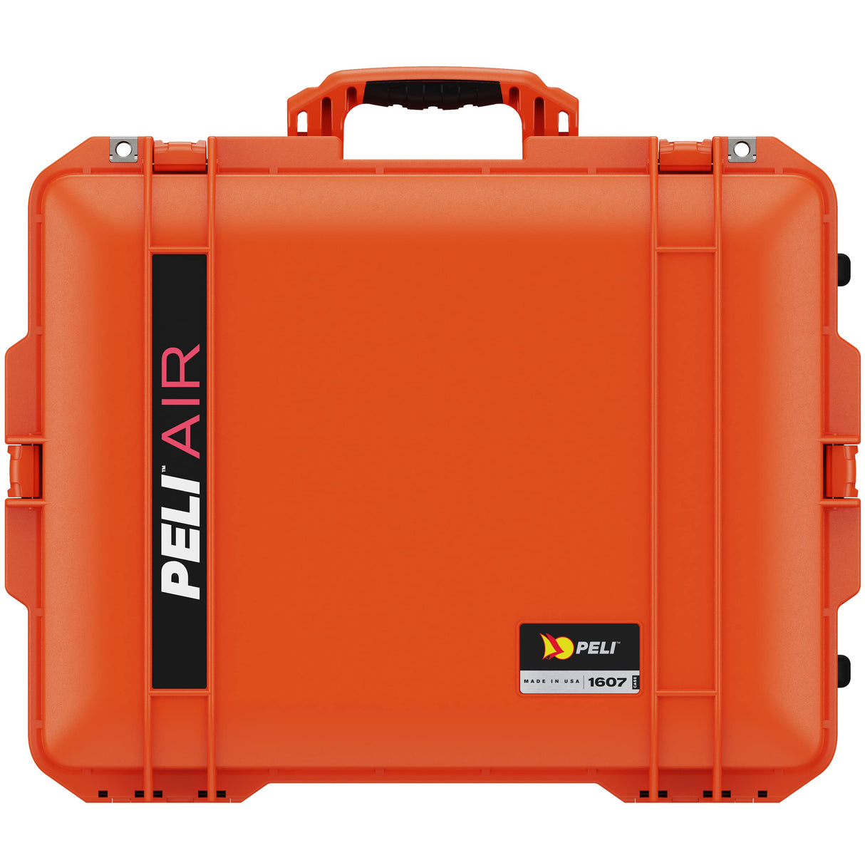 PELI 1607 Air Maleta Protectora Ligera para Equipos de Foto y vídeo Profesionales, estanca e Impermeable al Polvo, 63L de Capacidad, Fabricada en EE.UU, sin Espuma, Color Naranja