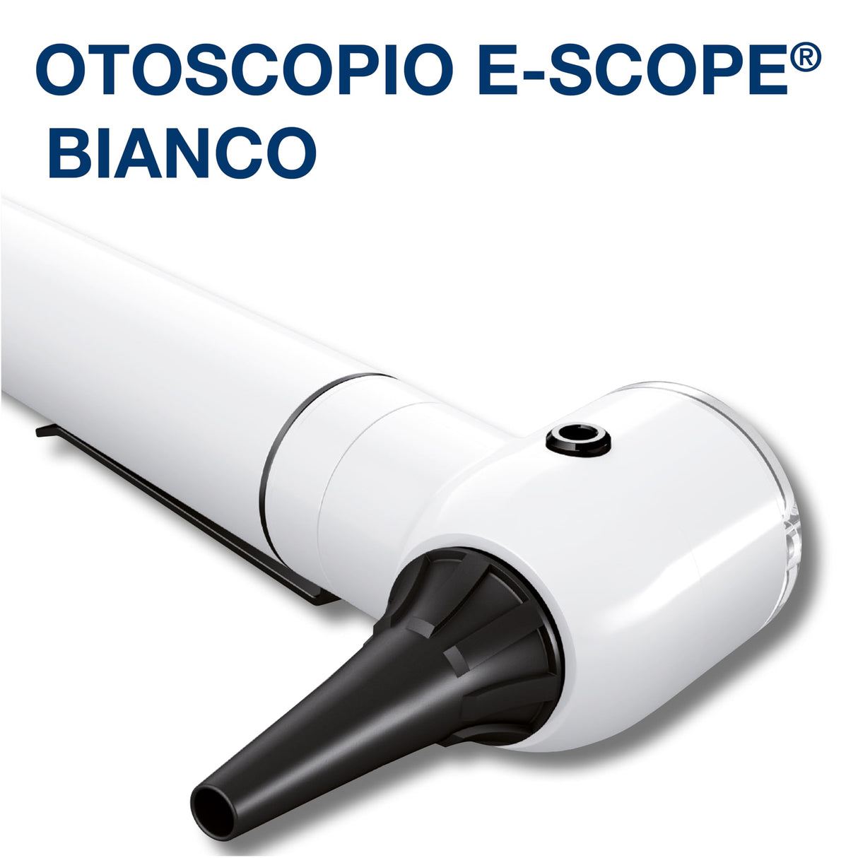 Riester Otoscopio E-SCOPE F.O. led 3,7V, blanco en maletín rígido, 31552