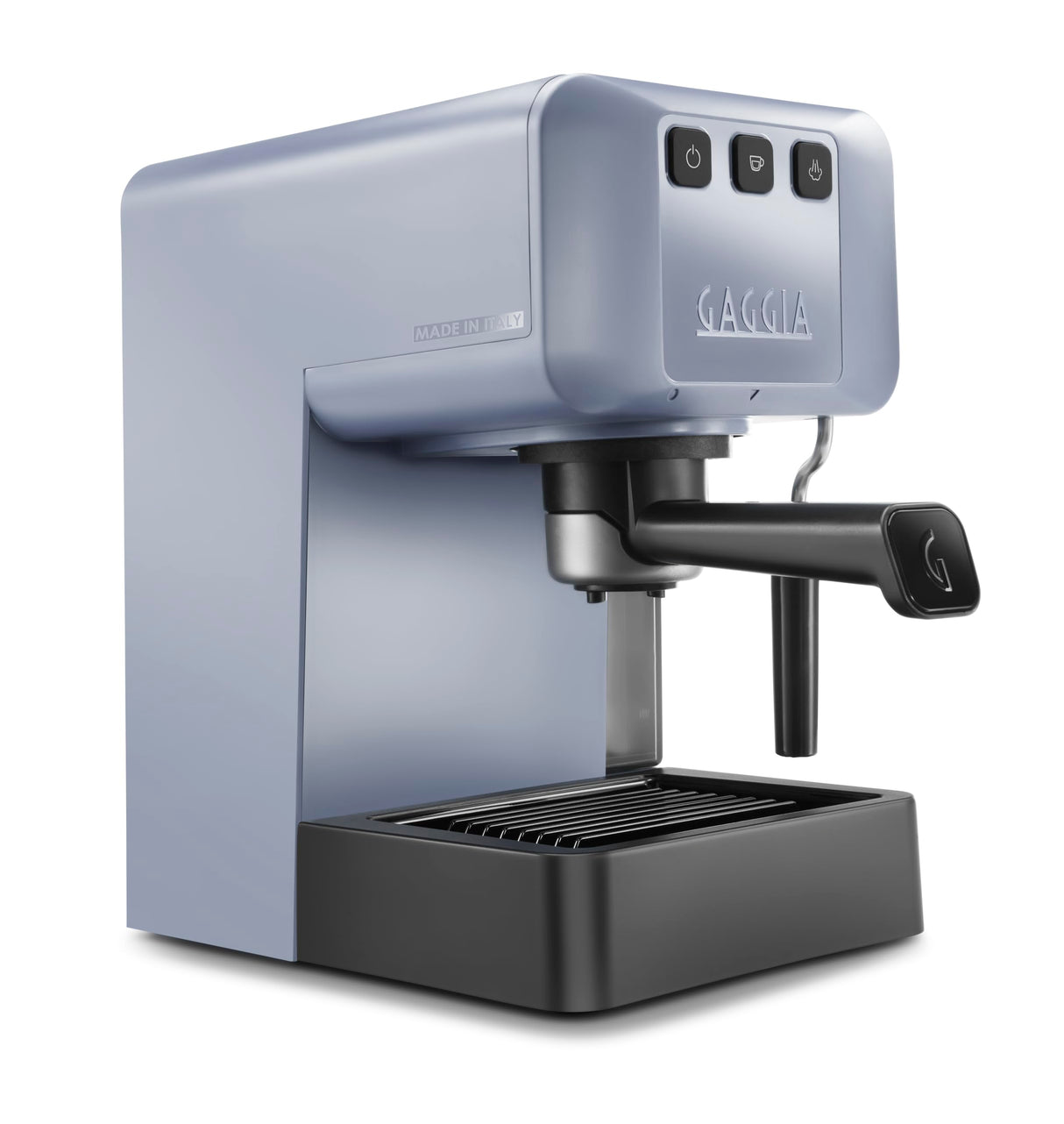 Gaggia EG2109 Grey, Cafetera Espresso Manual para Café Molido o Monodosis, sistema POD para Espressos Cremosos con Monodosis, Preinfusión Automática, Nuevo Modelo 2023, 100% Made in Italy