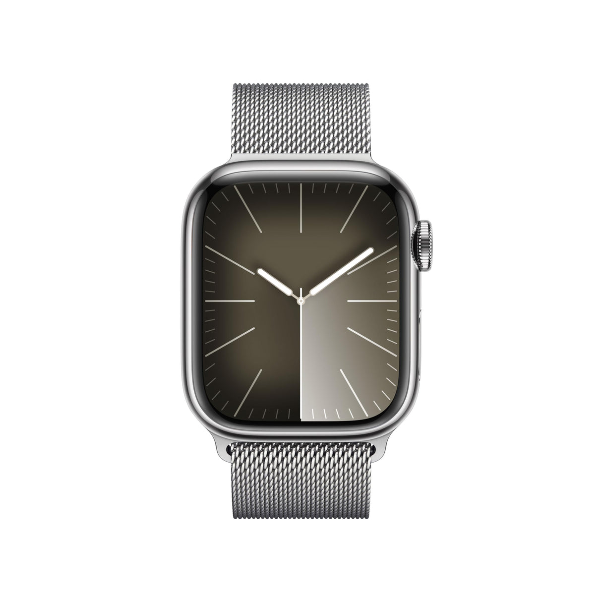 Apple Watch Series 9 (GPS + Cellular) - Caja de Acero Inoxidable en Plata de 41 mm - Pulsera Milanese Loop en Plata
