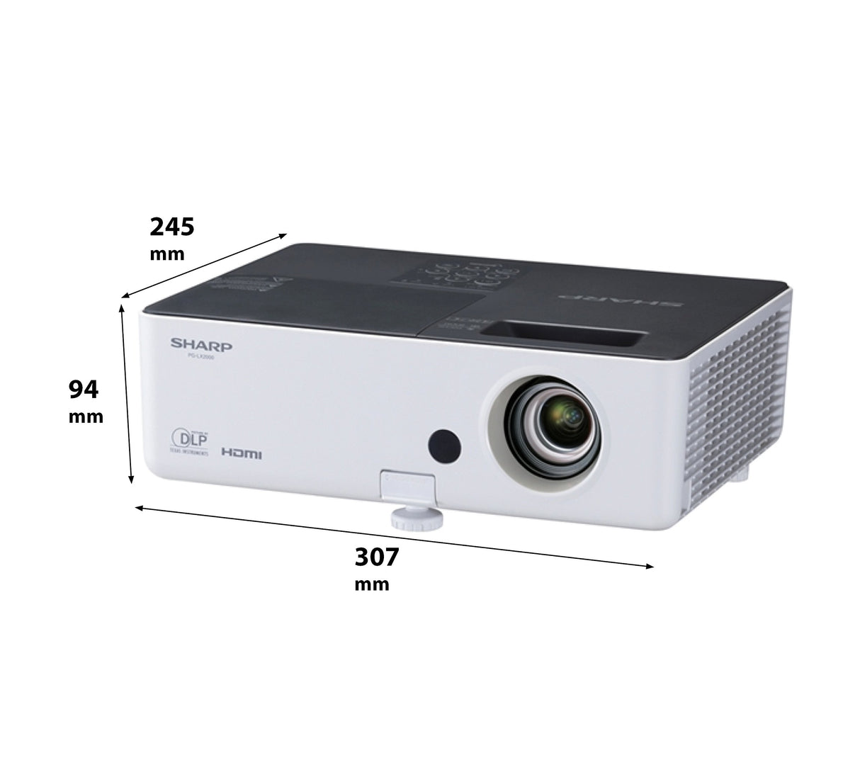 Sharp PG-LX2000 DMD/DLP Videoproyector