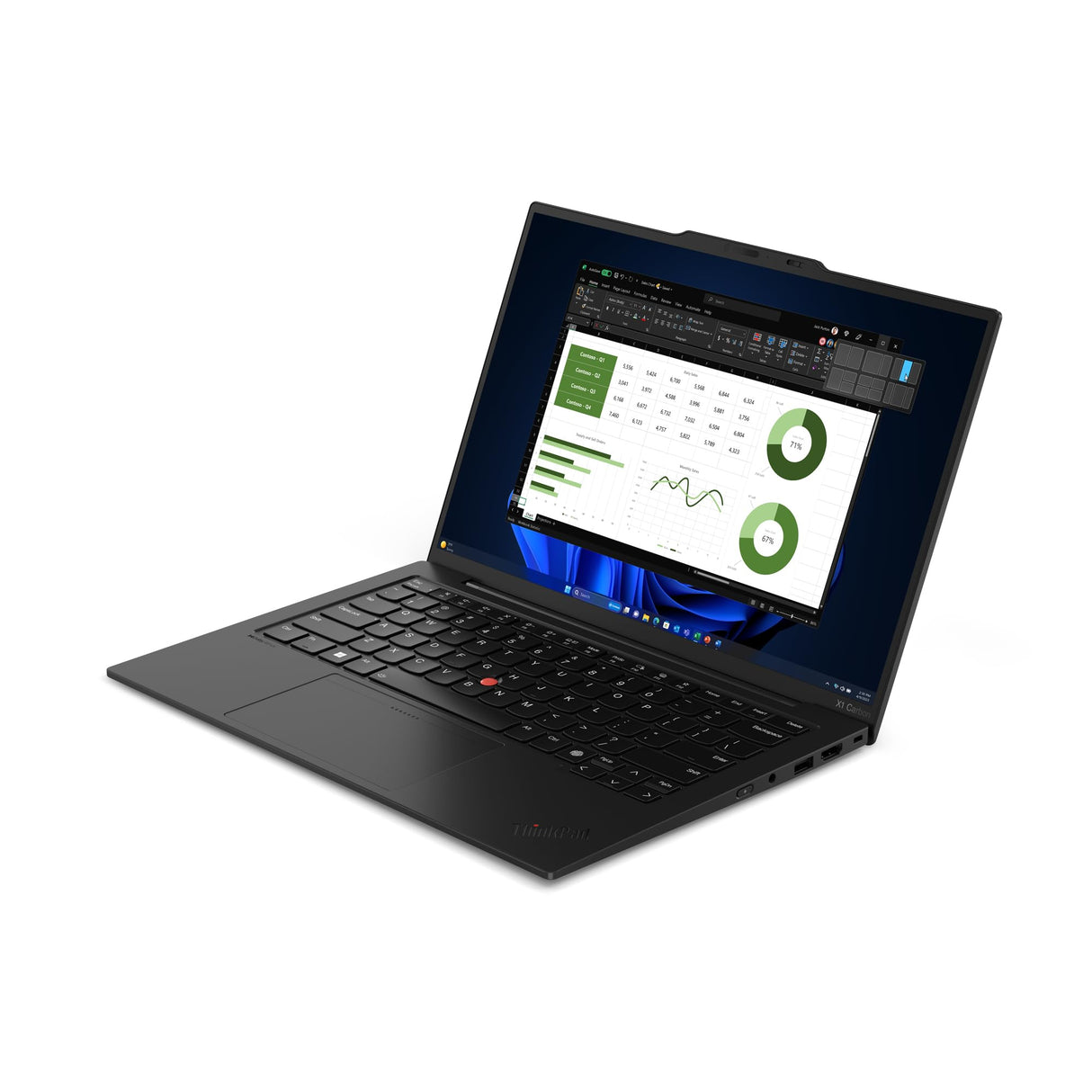 Lenovo ThinkPad X1 Carbon Intel Core Ultra 5 125U Ordinateur Portable 35,6 cm (14") WUXGA 16 Go LPDDR5x-SDRAM 512 Go