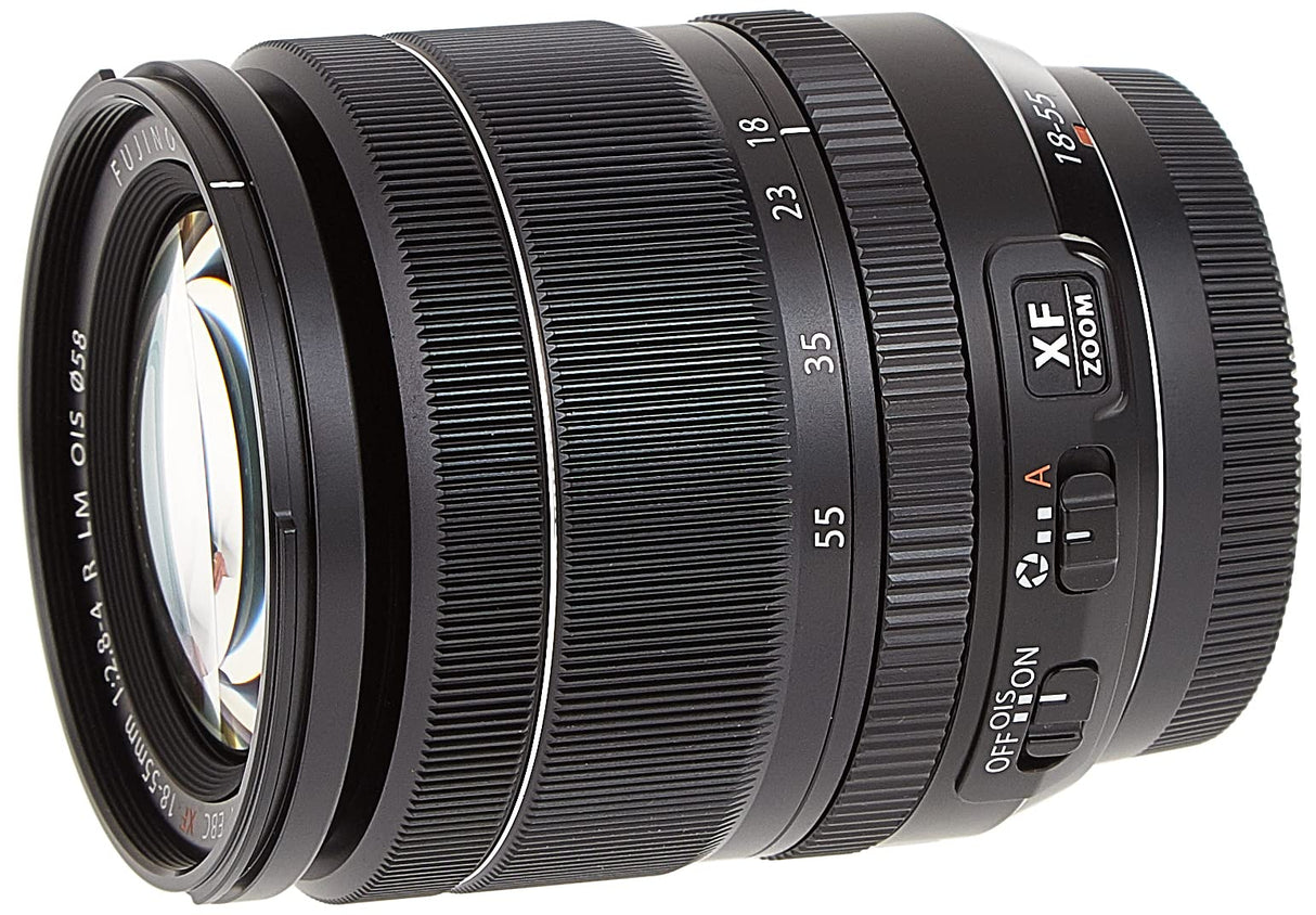 Fujifilm 18-55 mm f/2.8-4.0 XF R LM OIS - Objetivo para Fujifilm (Distancia Focal 18-55mm, Apertura f/2.8-22, estabilizador, diámetro: 58mm) Color Negro