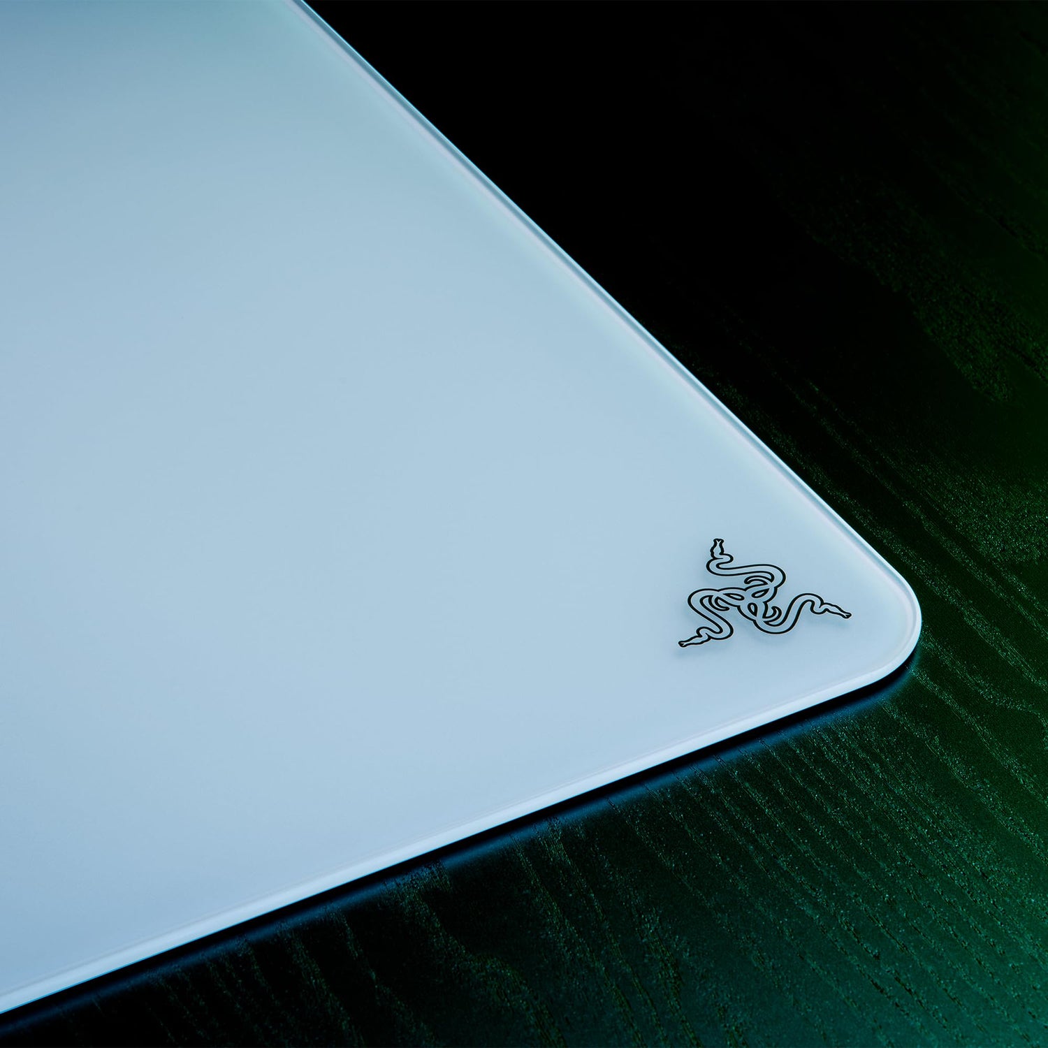 Razer Atlas Alfombrilla Gaming de Cristal Templado Blanca