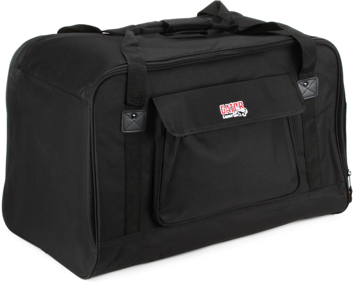 Gator Cases Bolsa de altavoz de alta resistencia para altavoces compactos de 12"; se adapta a QSC K12, Yamaha DXR12 y más (GPA-TOTE12)
