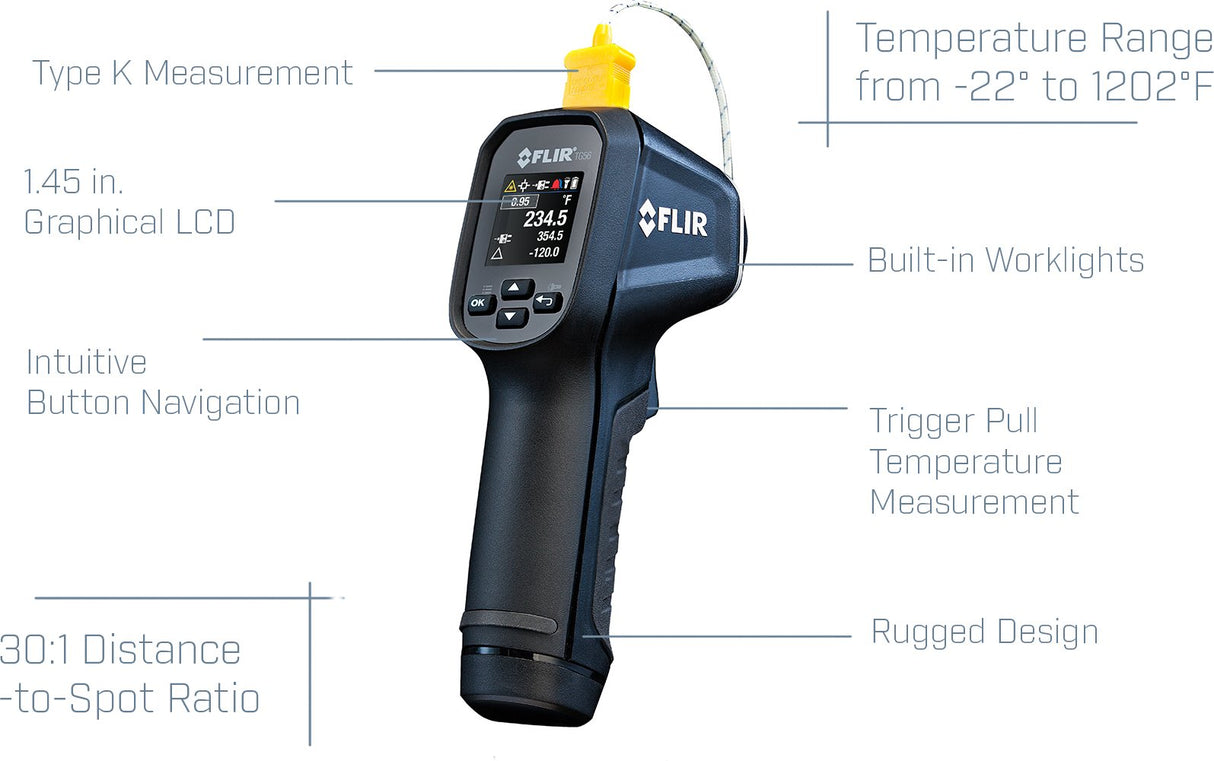 Flir TG56 Cámara Térmica de Punto