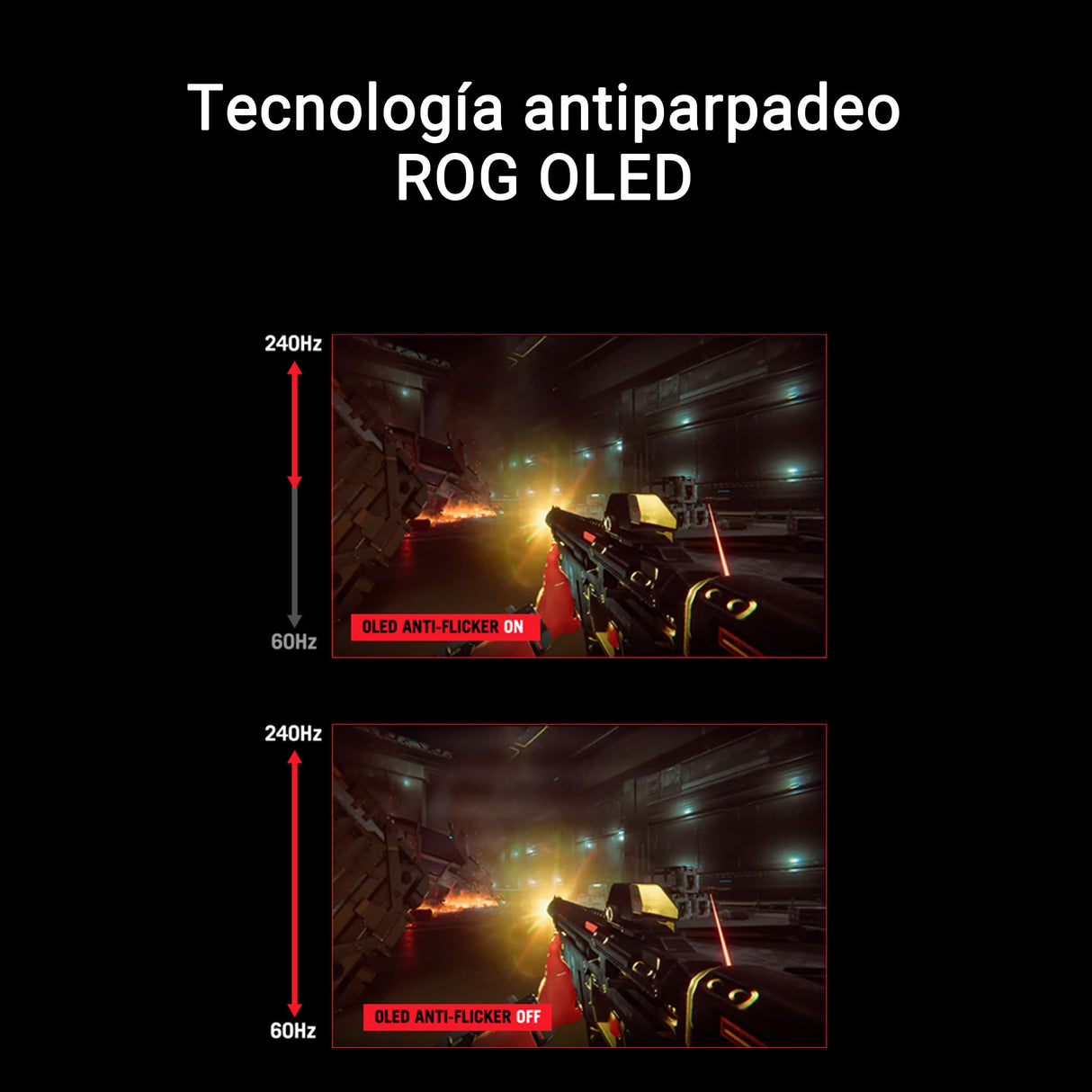ASUS ROG Strix OLED XG27AQDMG - Monitor Gaming WOLED 27 Pulgadas 1440P, 240 Hz, 0,03 ms, disipador Personalizado, OLED Antiparpadeo, OLED Care, Brillo Uniforme, G-Sync, DisplayWidget Center