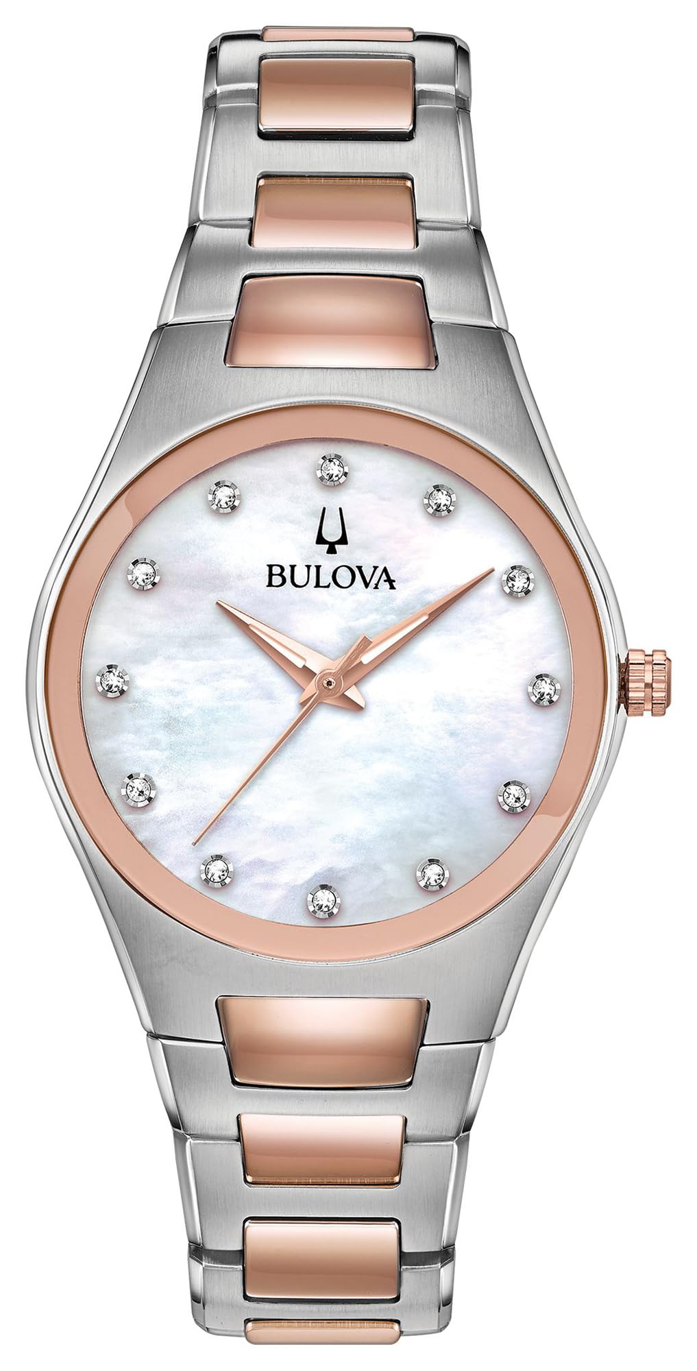 Bulova Reloj Analógico para Mujer'S de Cuarzo con Correa en Acero Inoxidable 98L244