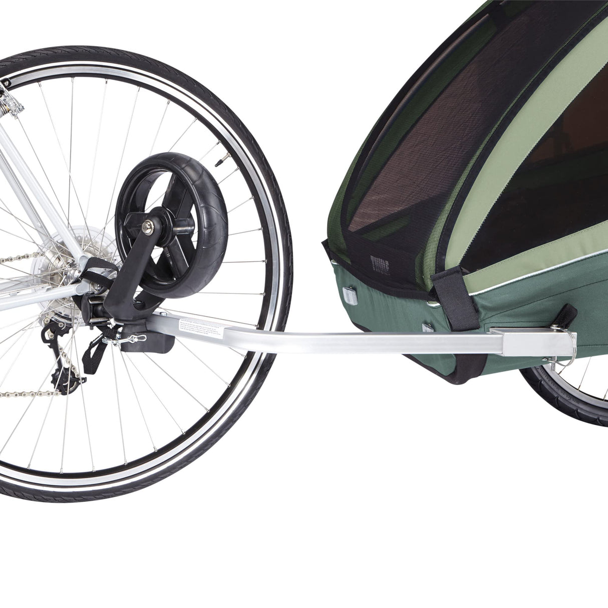 Thule, Coaster XT, Remolque De 2 Plazas para Bicicletas, Verde, U, Admirador Unisex