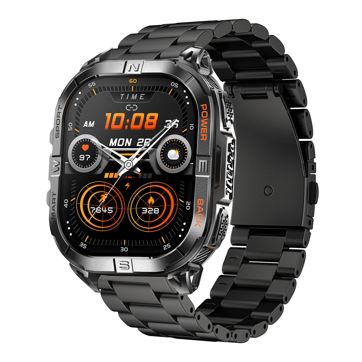 Smarty 2.0 Mujer Digital Automático Reloj con Pulsera de Metal SW107C