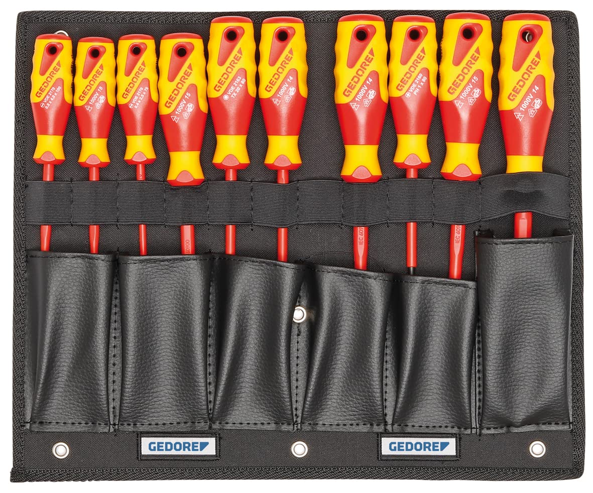 GEDORE Automotive Híbrido - Herramienta Universal para VDE (Incluye suplemento, 63 TLG, 3/8", Herramienta Especial, KL-4600-10 Z)