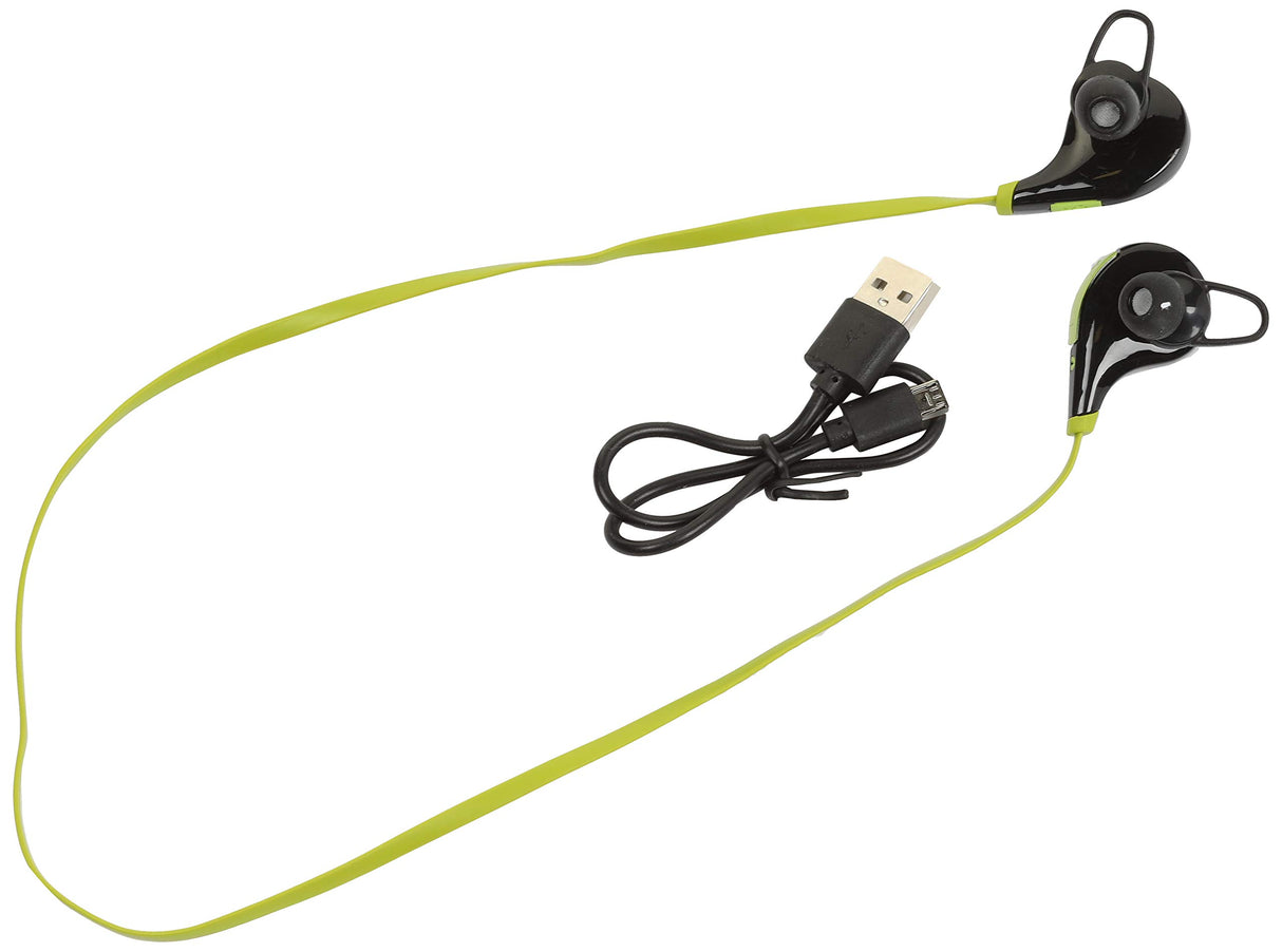 Auriculares Bluetooth Deportivos para Samsung Galaxy S10+ Smartphone inalámbrico Botón de Sonido Kit Mano Libre Intra-Auricular Universal (Amarillo)