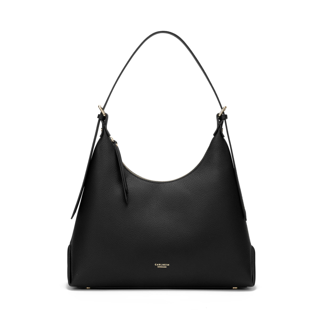 Carlheim, Gotland Genuine Leather collection, Vera Genuine Leather Handbag (Black)