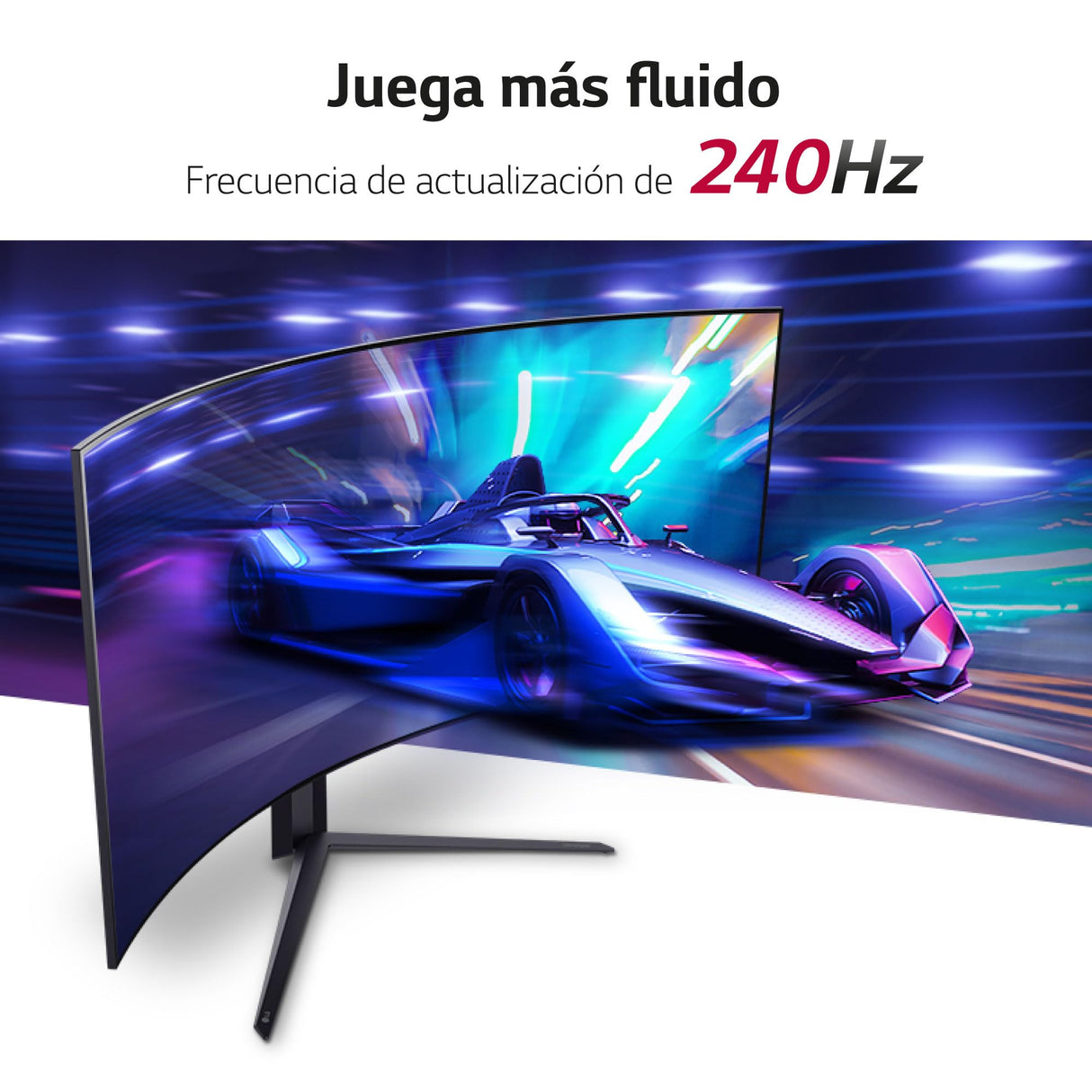 LG 45GR95QE-B - Monitor Gaming Ultragear (OLED: 3440x1400, 21:9, 200cd/m², 1.5M:1, 0.03ms, 240Hz, DCI-P3>90%, HDR10); diag. 113cm; HDMI, USB-A; NVIDIA G-Sync, AMD FreeSync Premium, Negro