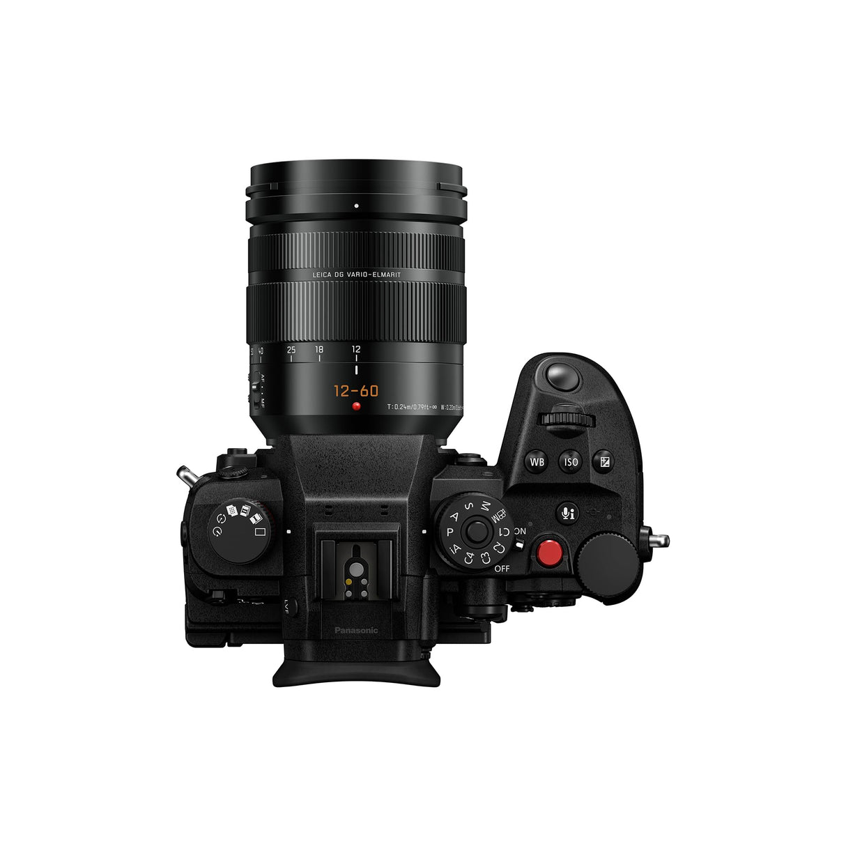 Panasonic Lumix DC-GH7LE Micro Cuatro Tercios Cámara Sin Espejo, Leica Lente 12-60mm DG Vario-Elmarit H-ES12060, 25,2 MP, C4K/4K 4:2:2 60/50p, AF Híbrido Fases, IS Activo, OLED, Negro