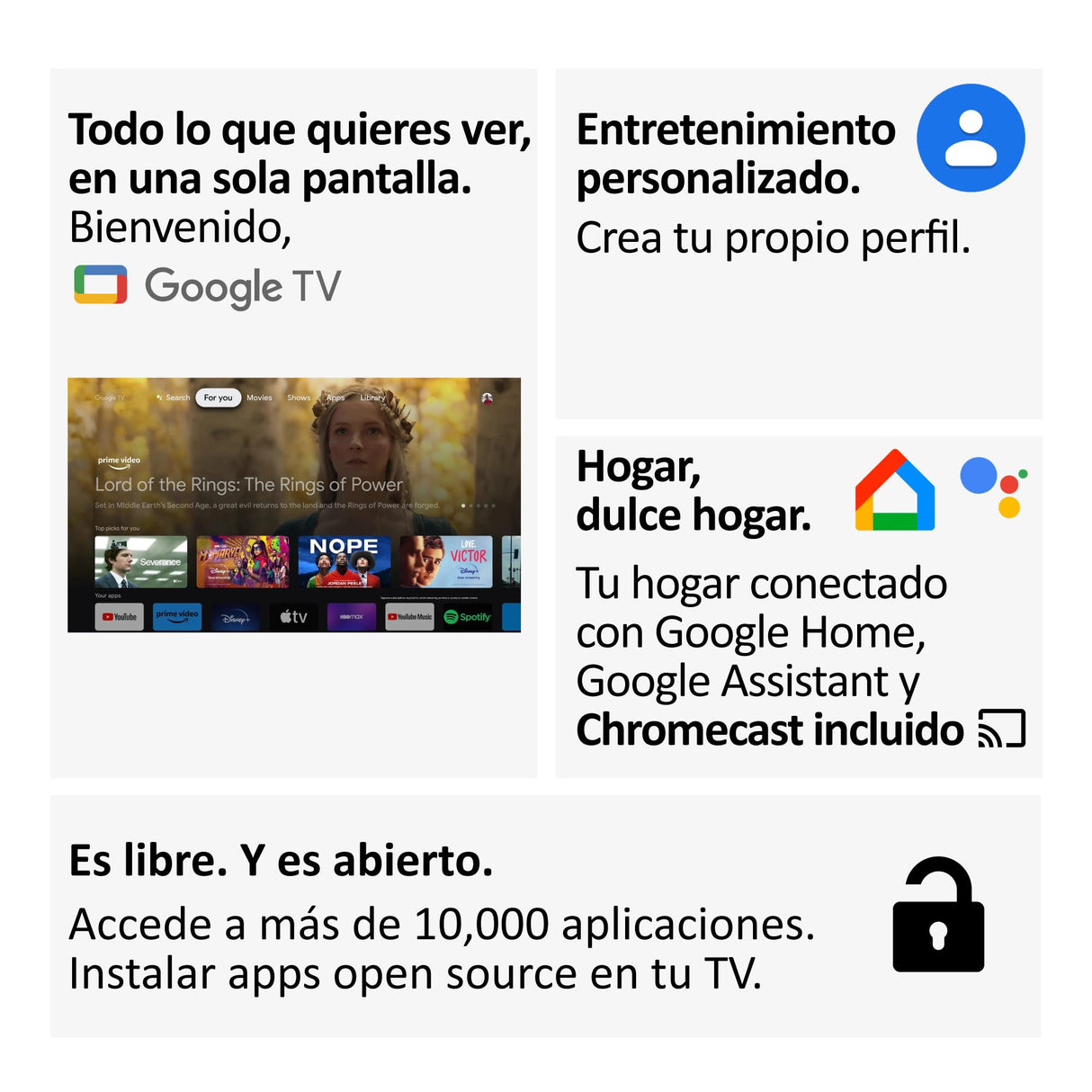 Haier OLED Harman Kardon 4K UHD H55C900UX - 55", Smart TV, Google TV, Dolby Atmos y Dolby Vision, HDR 10, Smart Remote Control, Google Assistant, Bluetooth 5.1, DBX TV, HDMI 2.1 x 4, Sin Marcos, 2024