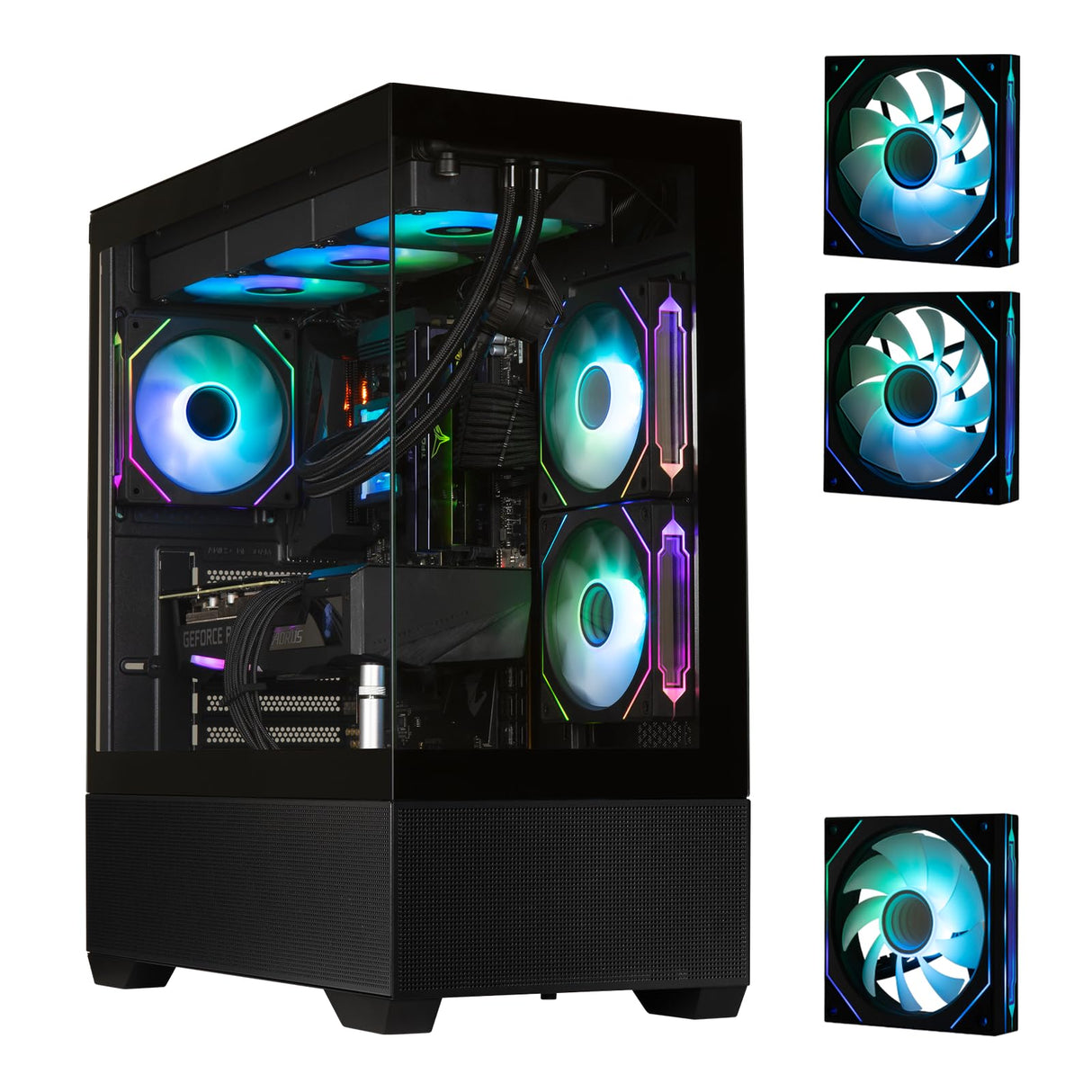 Caja del Ordenador Cube BitFenix CETO Basic Negro