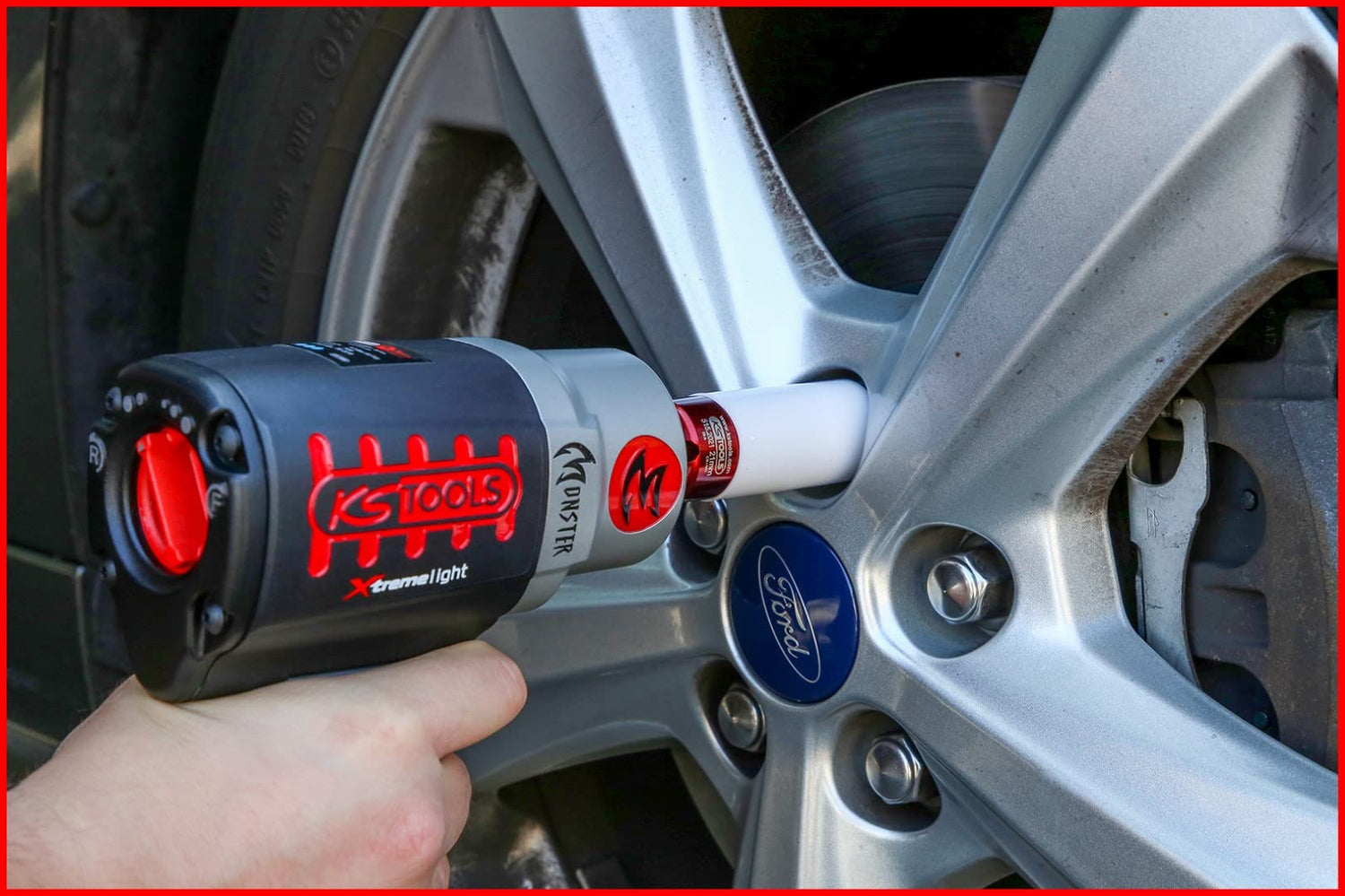 KS Tools 515.1095 Monster - Llave de impacto neumática de alto rendimiento (1/2", 1690 NM)