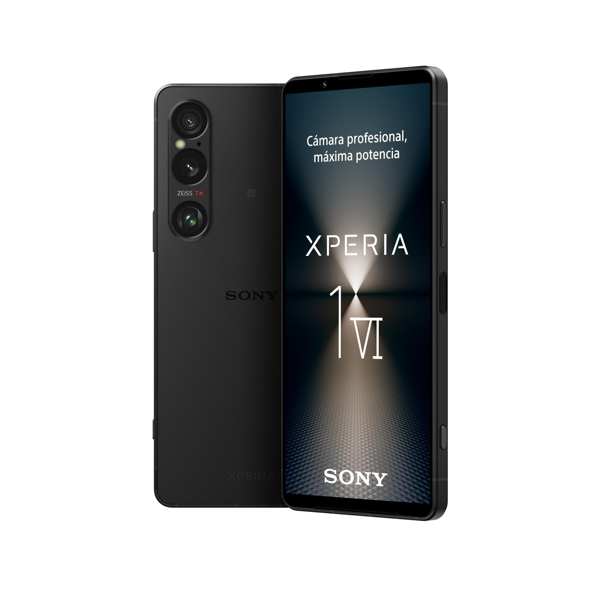 Sony Xperia 1 Vi 6.5" 19.5:9 FHD+ HDR OLED, 120Hz Refresh Rate, Lente Triple, 3.5 mm Audio Jack, Android 14, SIM Libre, 12GB RAM, 256GB Almacenamiento, Protección IP65/68, Dual SIM Hybrid, Negro